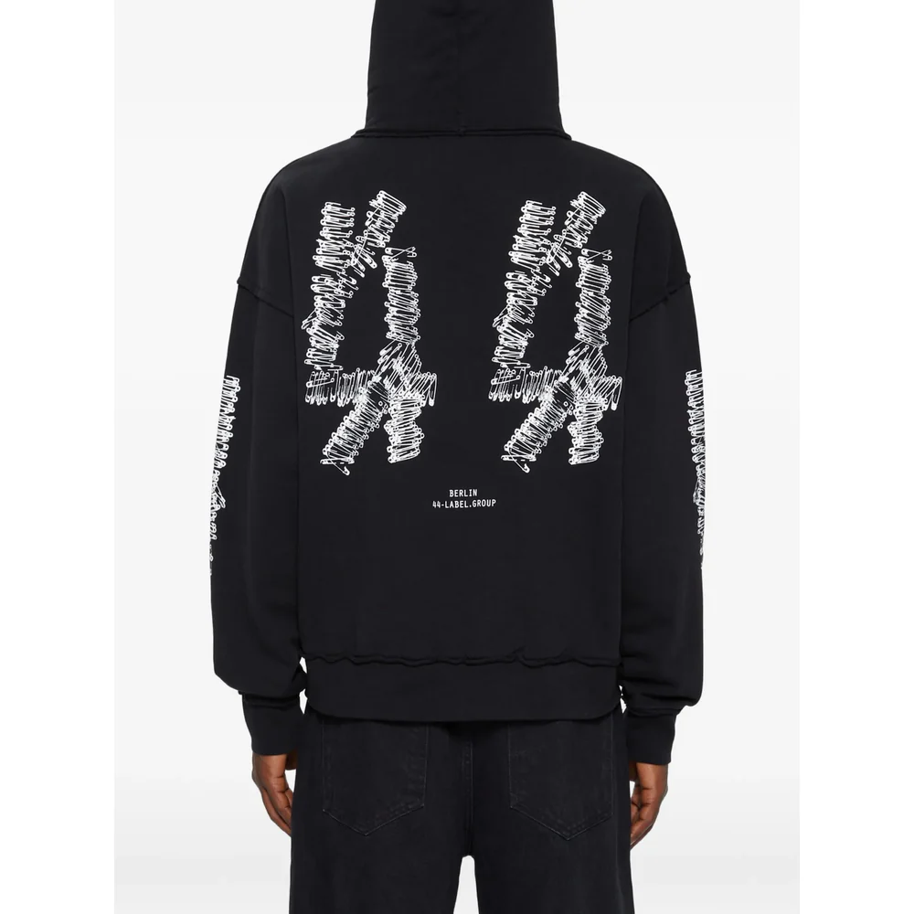 44 Label Group Black Sweaters & Knitwear - Hoodies Men - Image 2