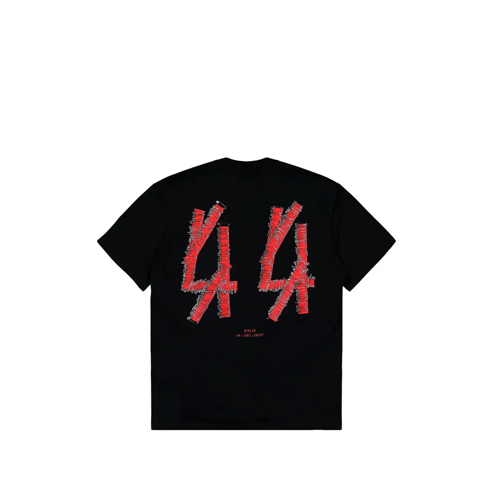 44 Label Group Black T-Shirts & Vests - T-Shirts Men - Image 2