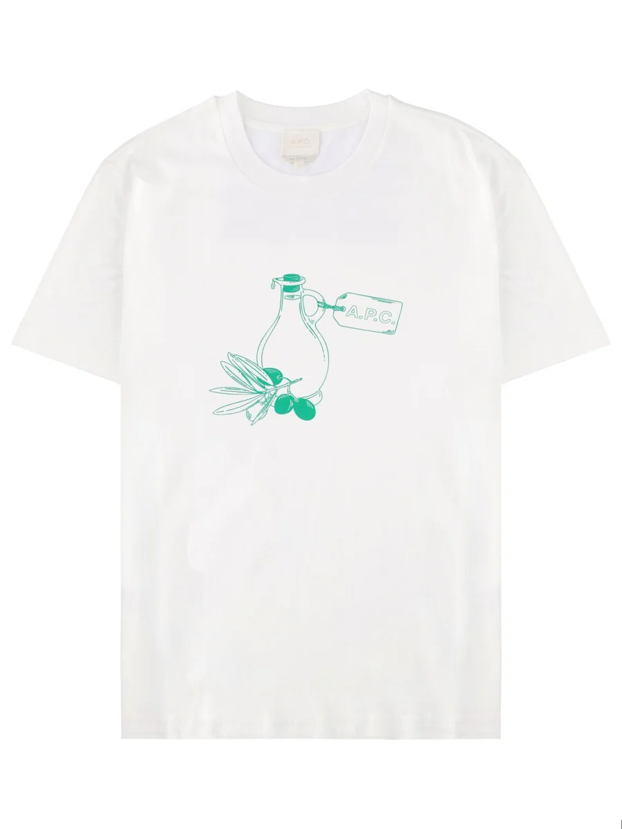A.P.C. Men "Olive Oil" T-Shirt