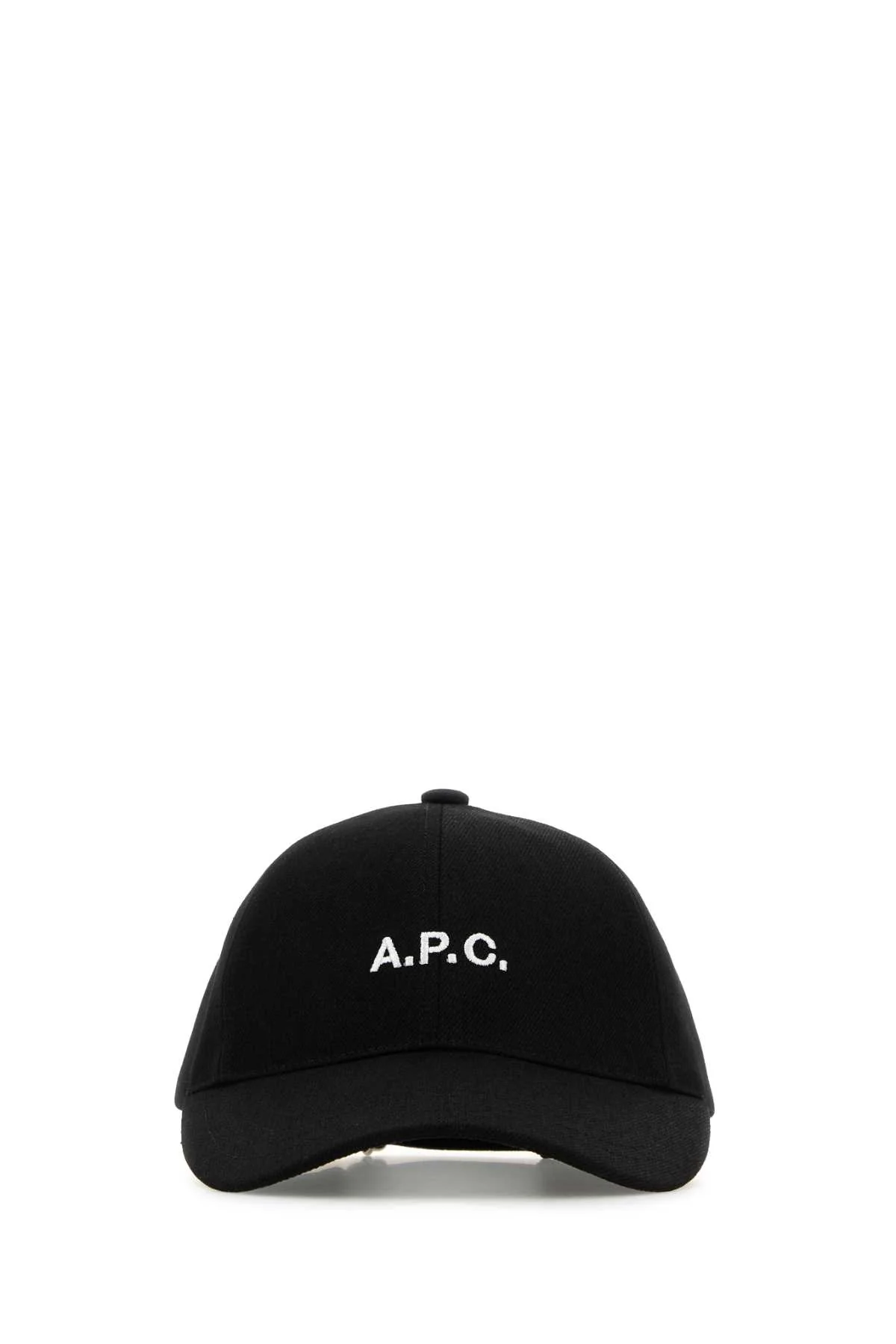 A.P.C. Men Black Stretch Cotton Charlie Baseball Cap