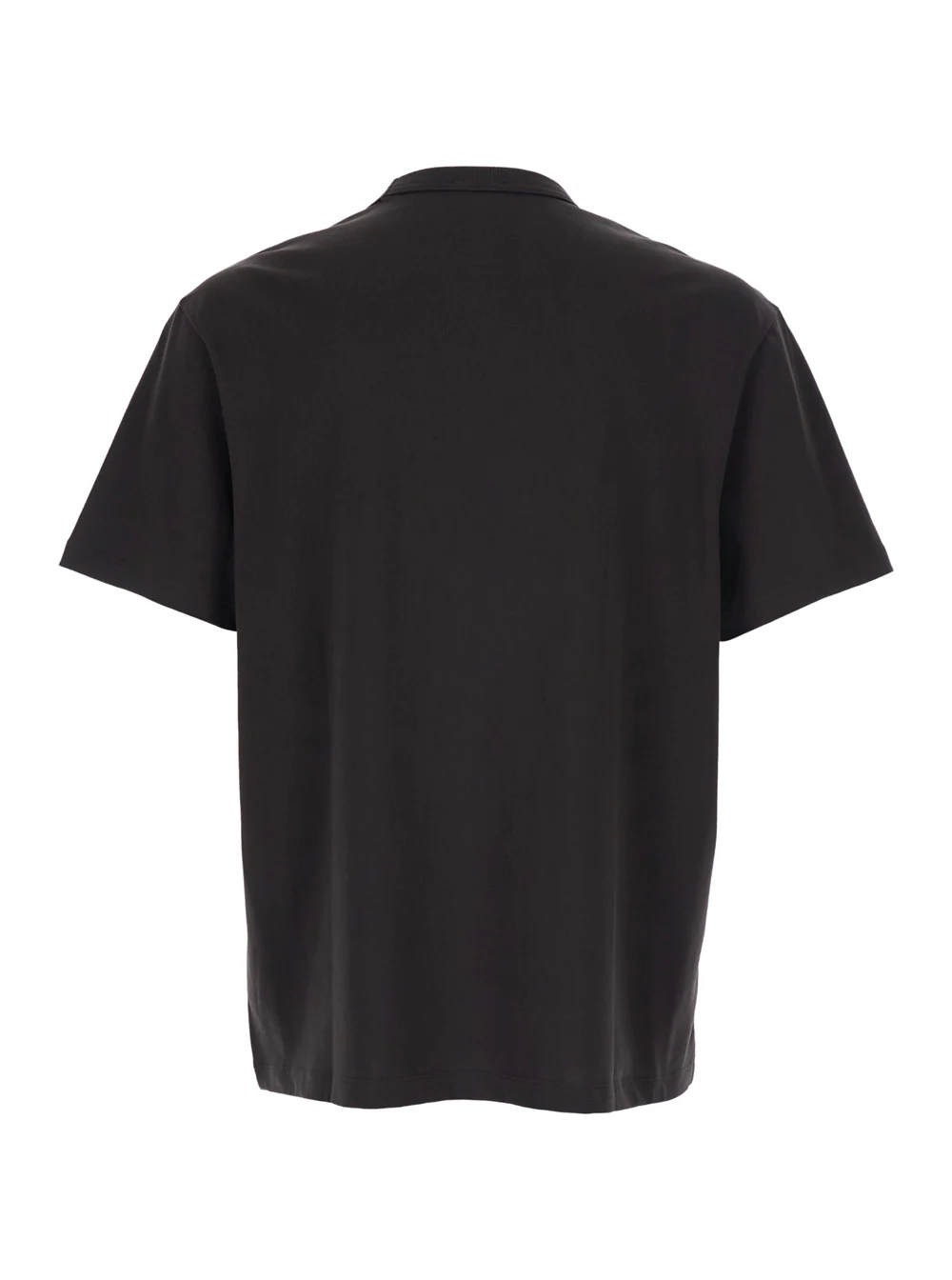 A.P.C. Men Brown Crew Neck T-Shirt With Logo On The Front In Cotton Man - Image 2