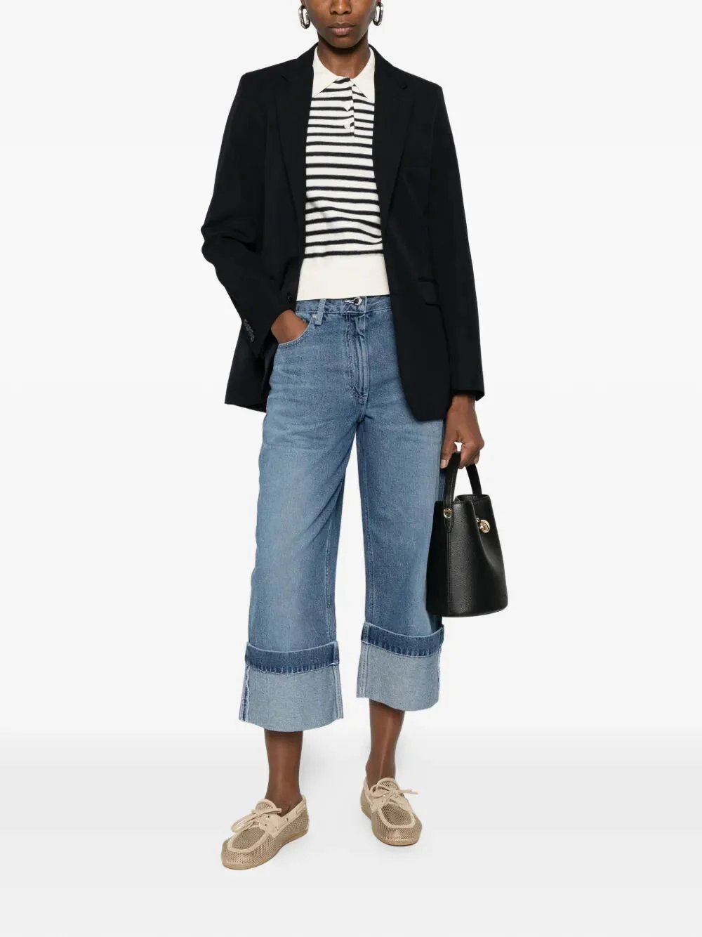 A.P.C. Women Single-Breasted Wool Blend Blazer - Image 2