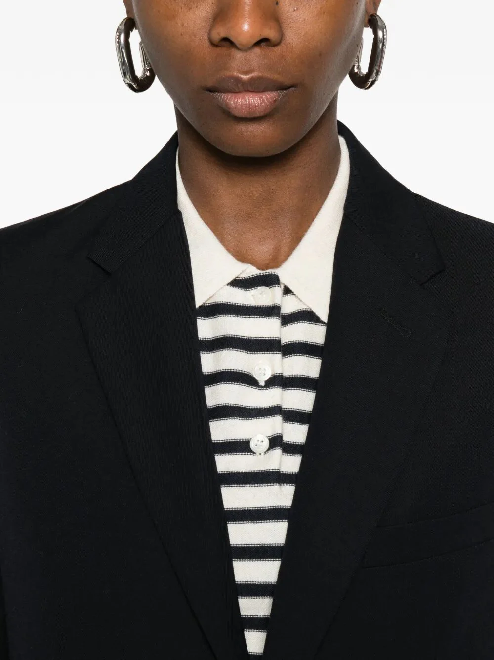 A.P.C. Women Single-Breasted Wool Blend Blazer - Image 5