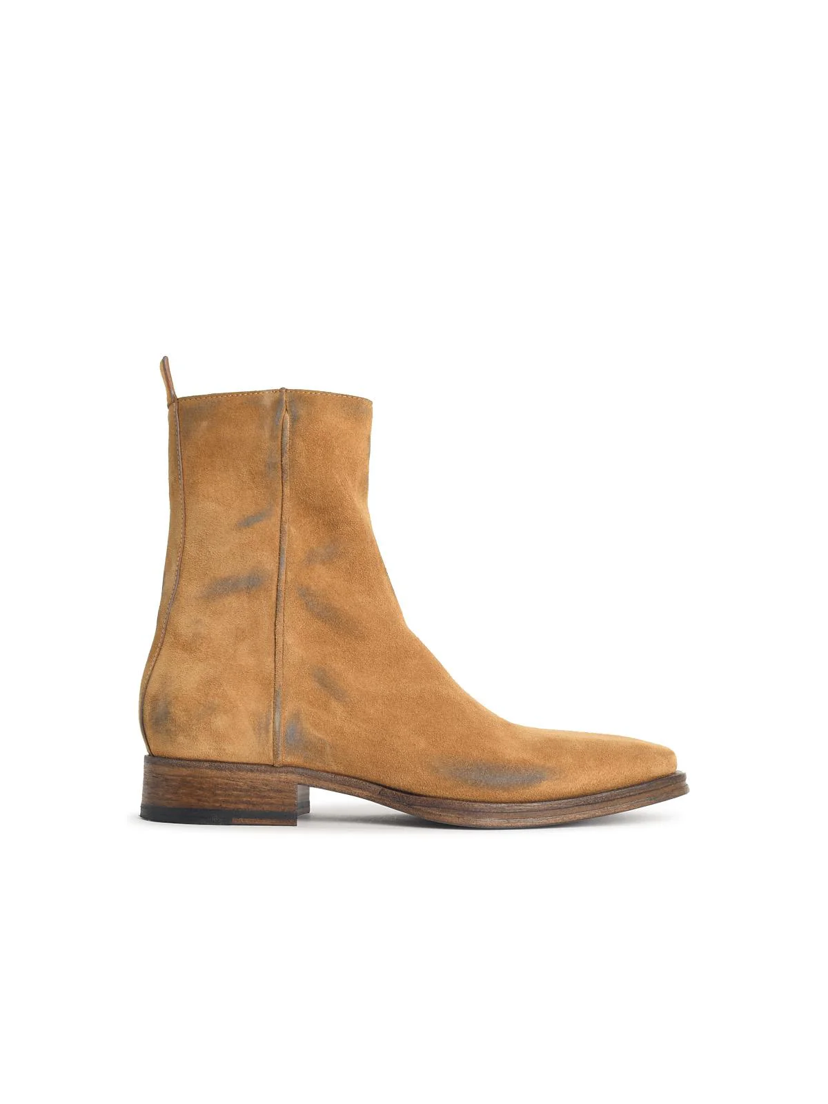 Acne Studios Beige Suede Ankle Boots Men