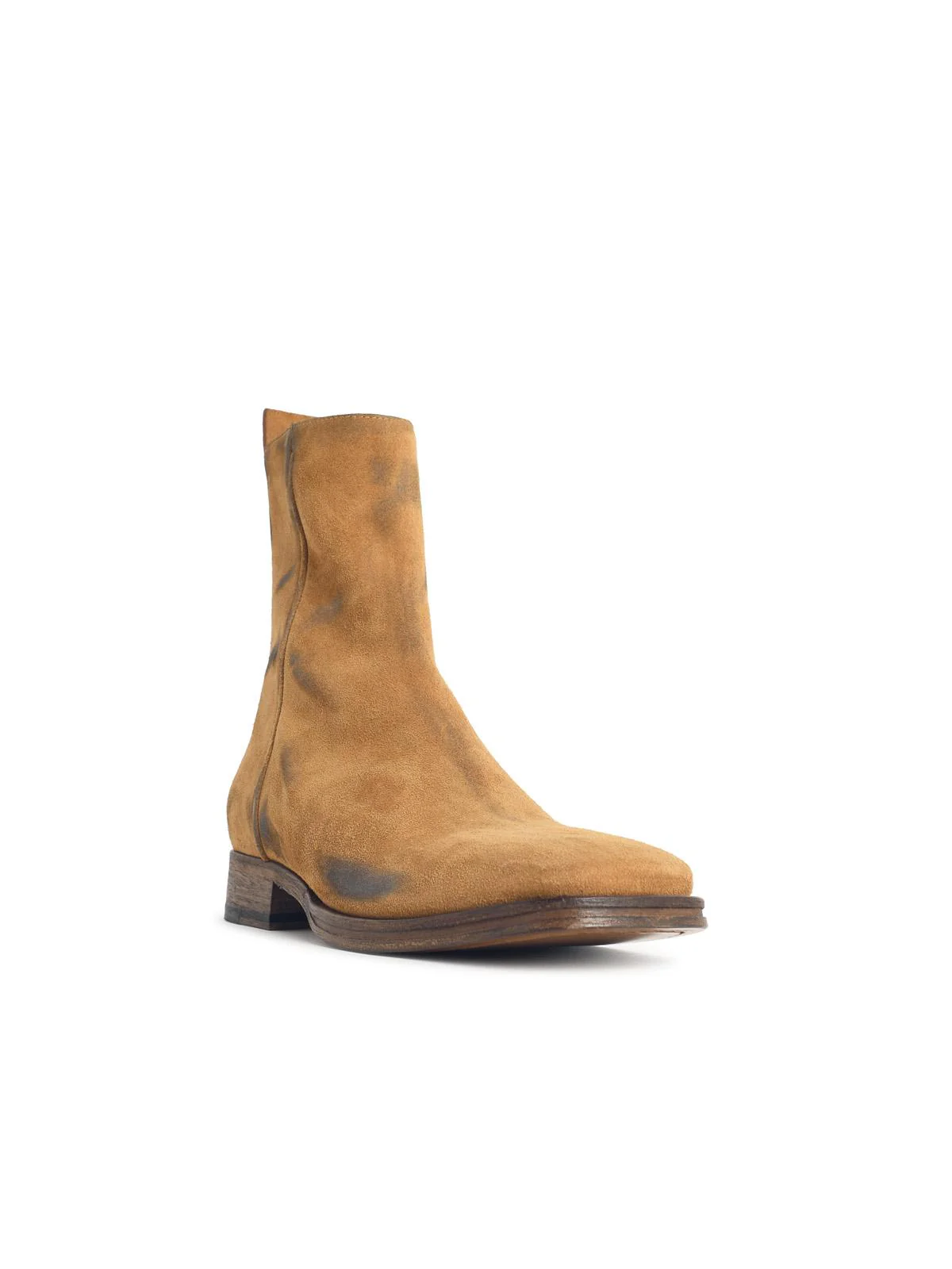 Acne Studios Beige Suede Ankle Boots Men - Image 2