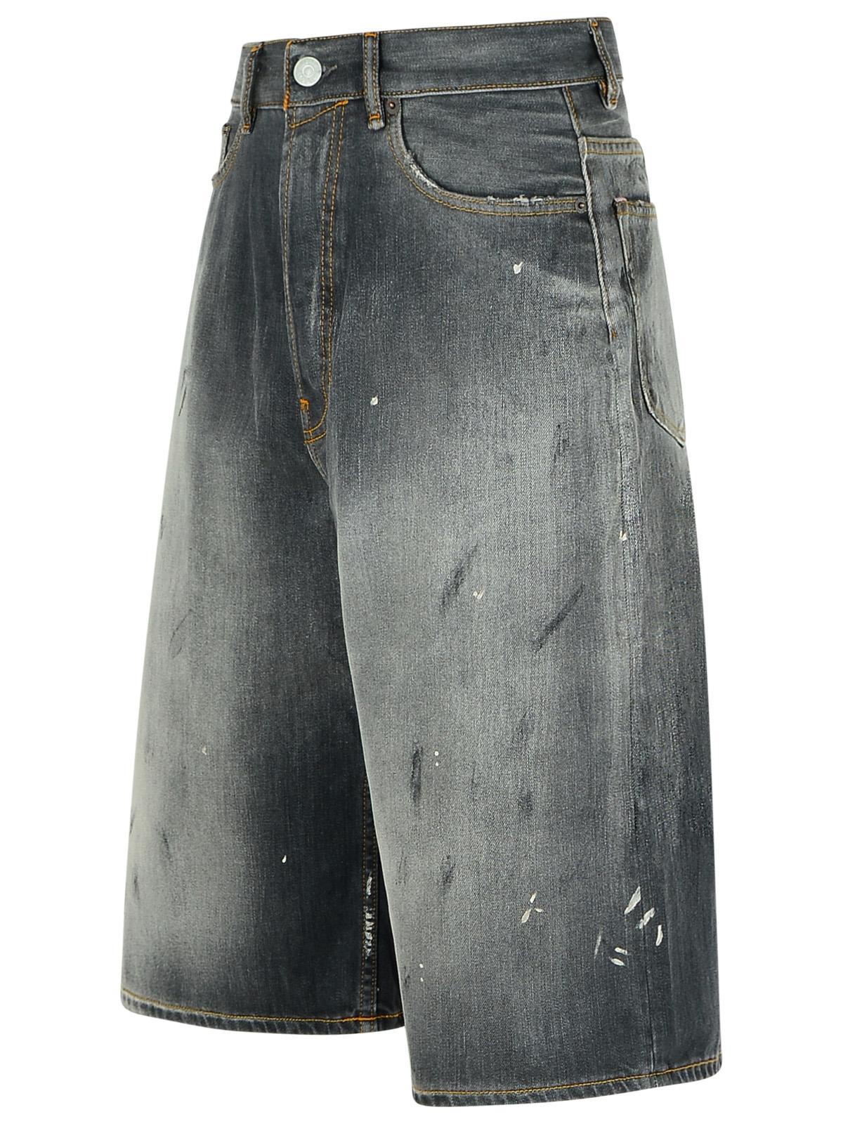 Acne Studios Grey Denim Bermuda Shorts Men - Image 2