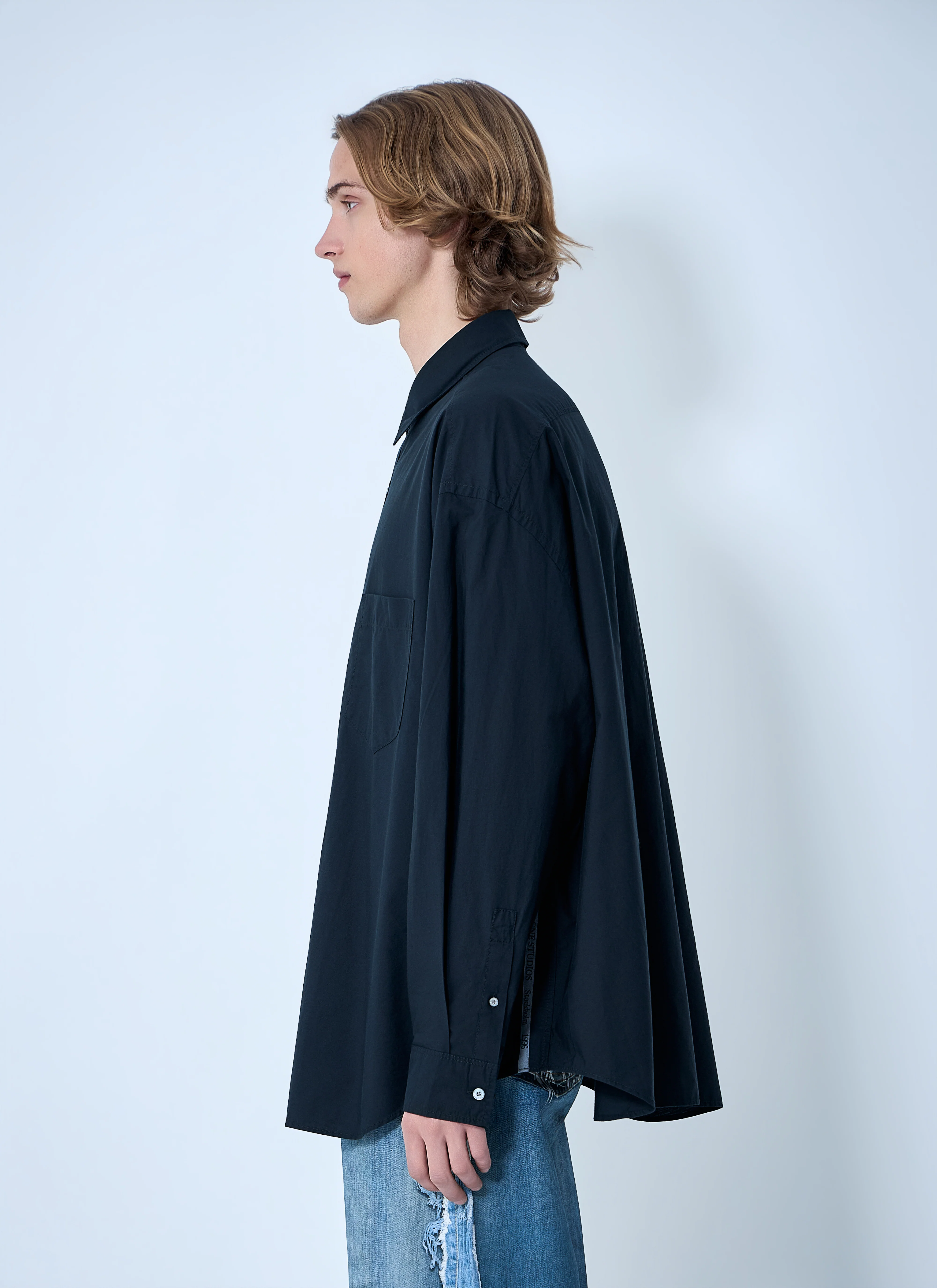 Acne Studios Men Check Button-Up Shirt - Image 3