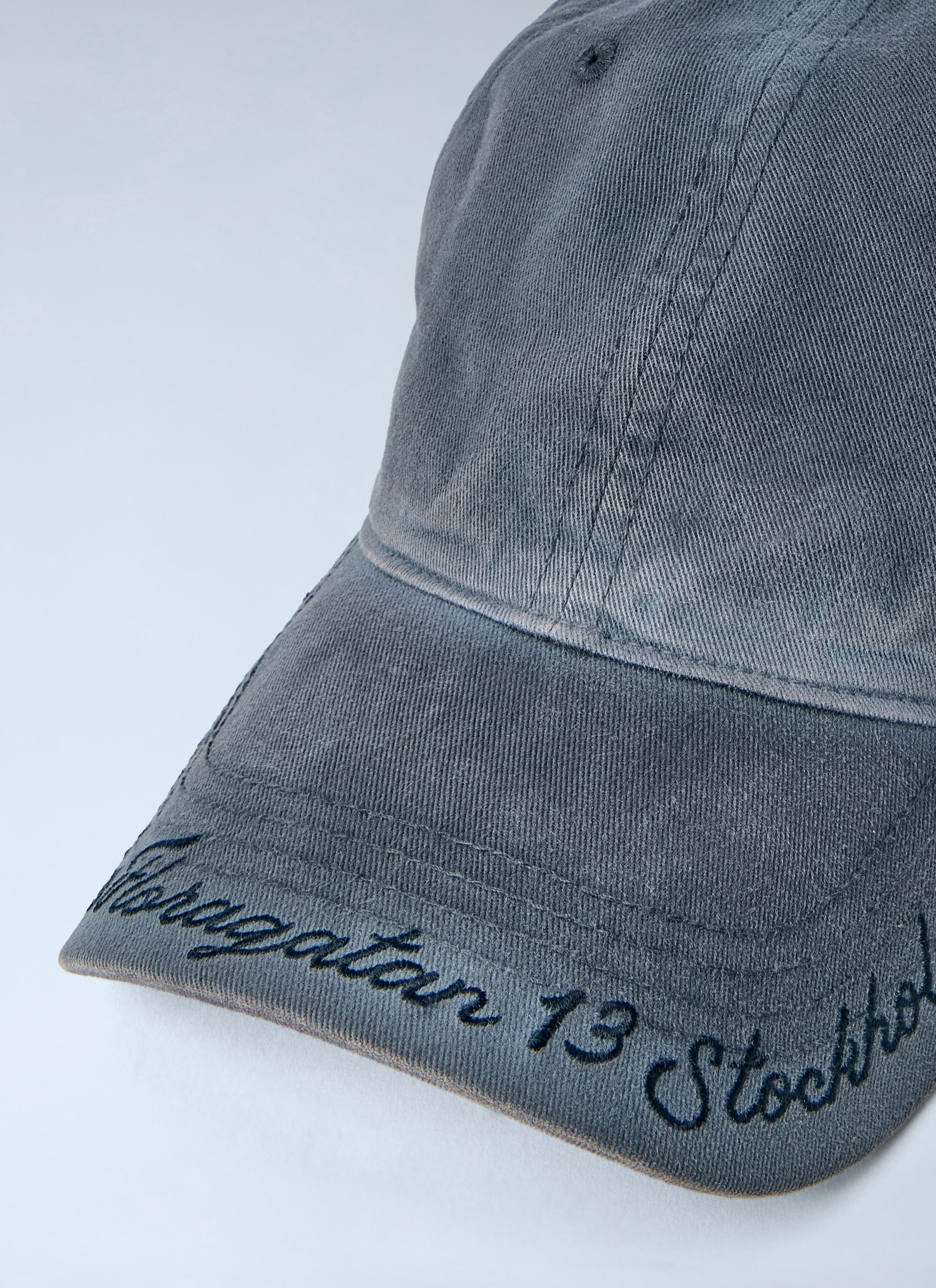 Acne Studios Men Logo Baseball Cap - Image 2