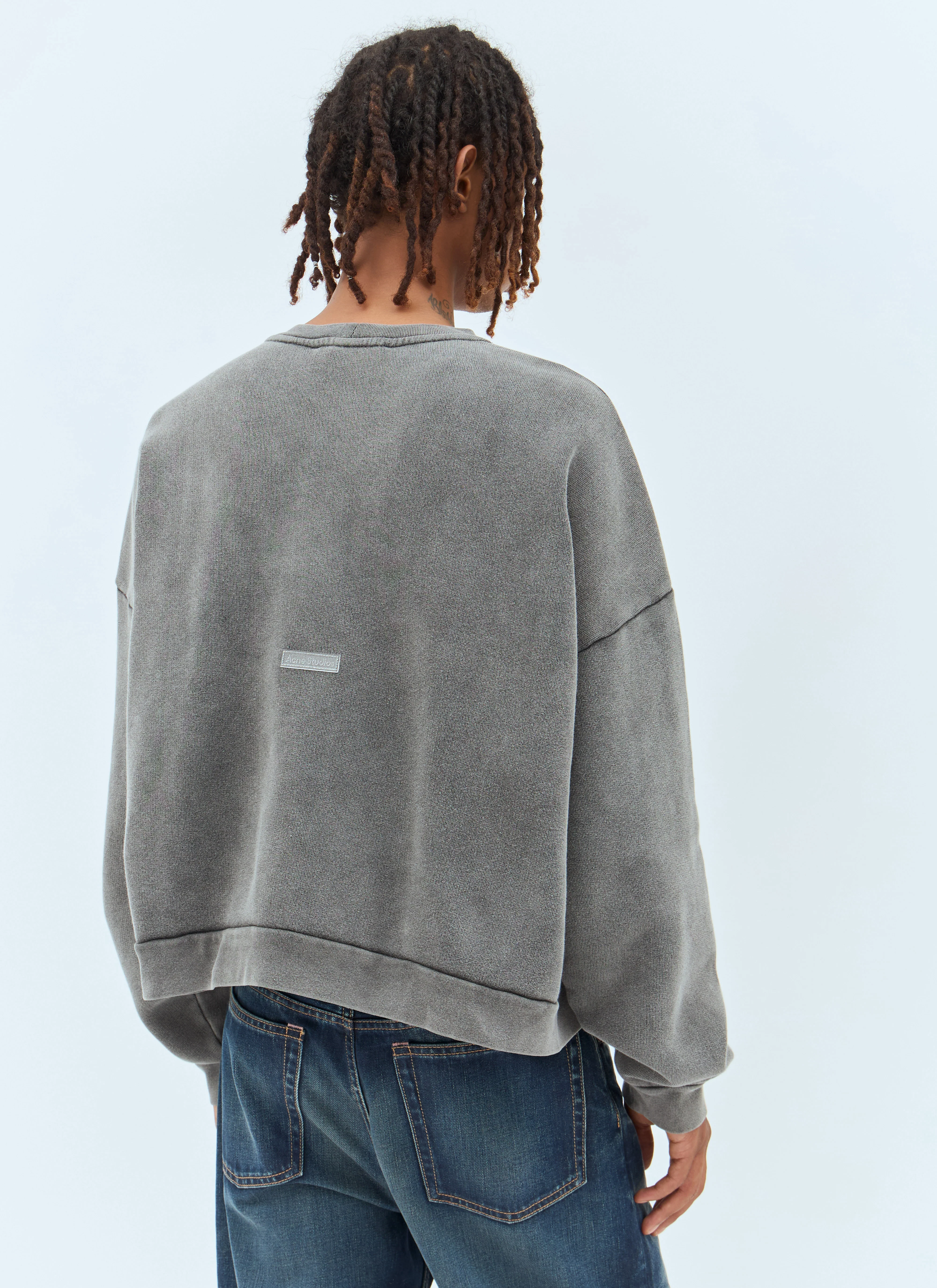 Acne Studios Men Logo Patch Sweatshirt - Image 6
