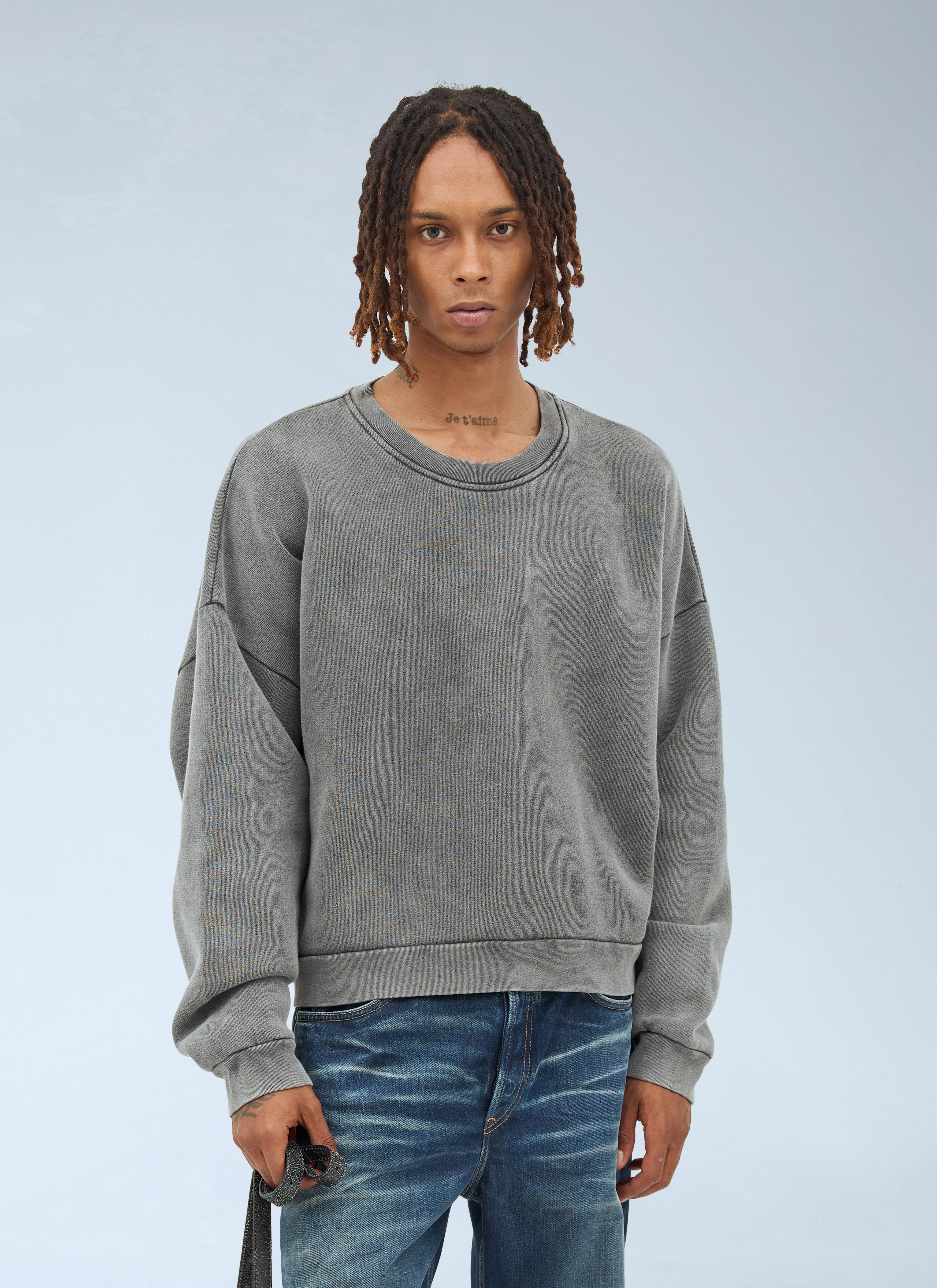 Acne Studios Men Logo Patch Sweatshirt - Image 7