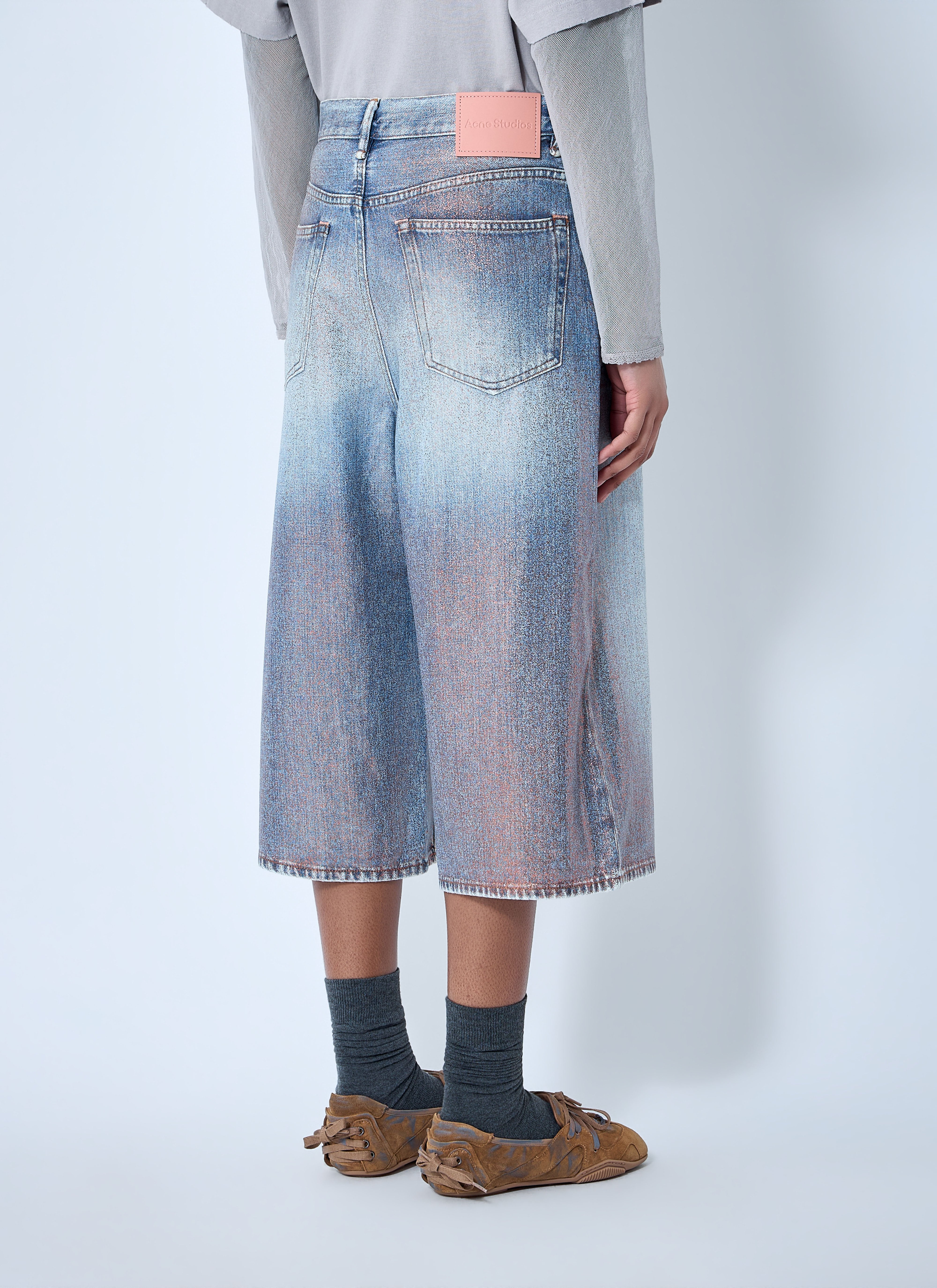 Acne Studios Women Denim Shorts - Image 4