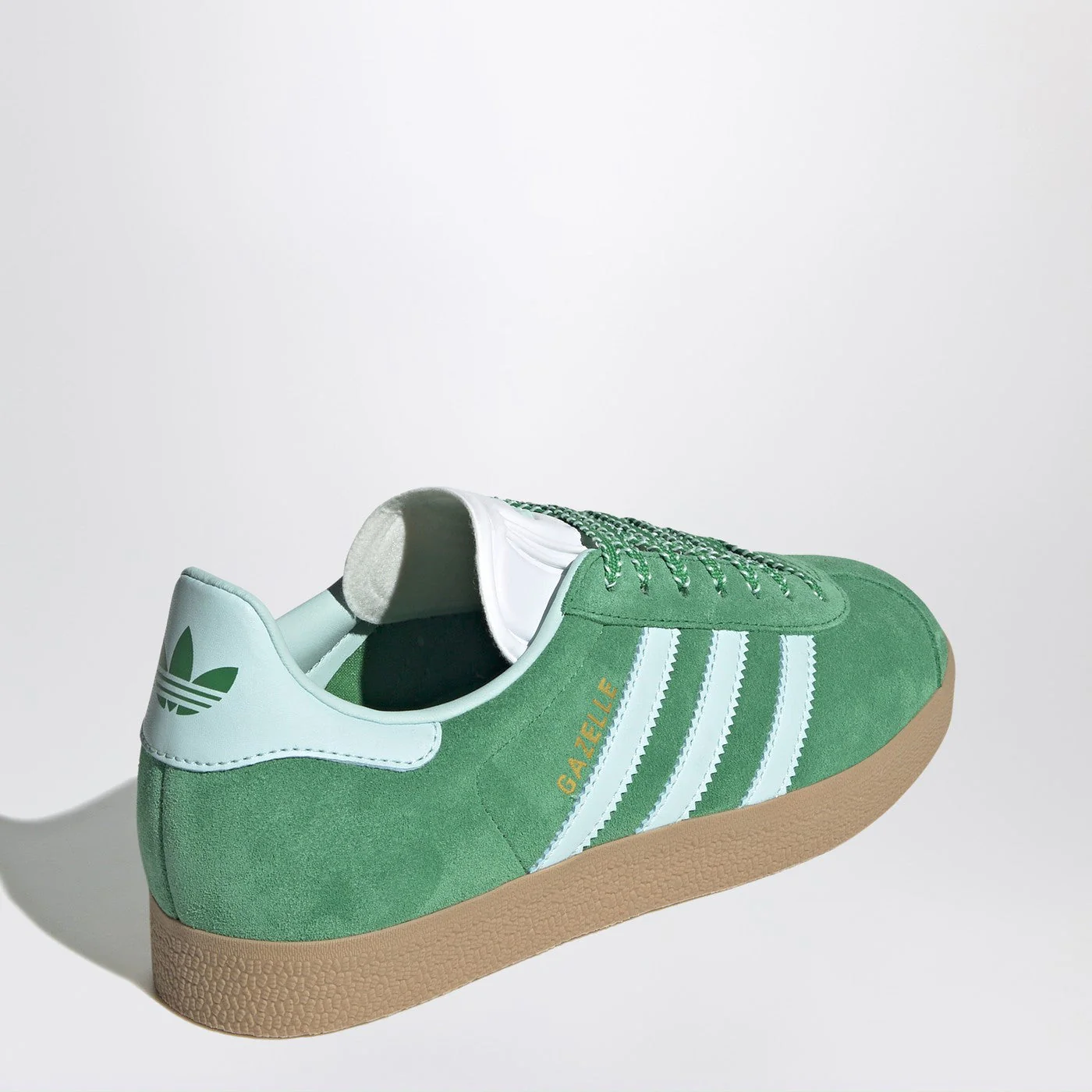 Adidas Originals Gazelle Indoor Green/Light Blue Sneakers Women - Image 2