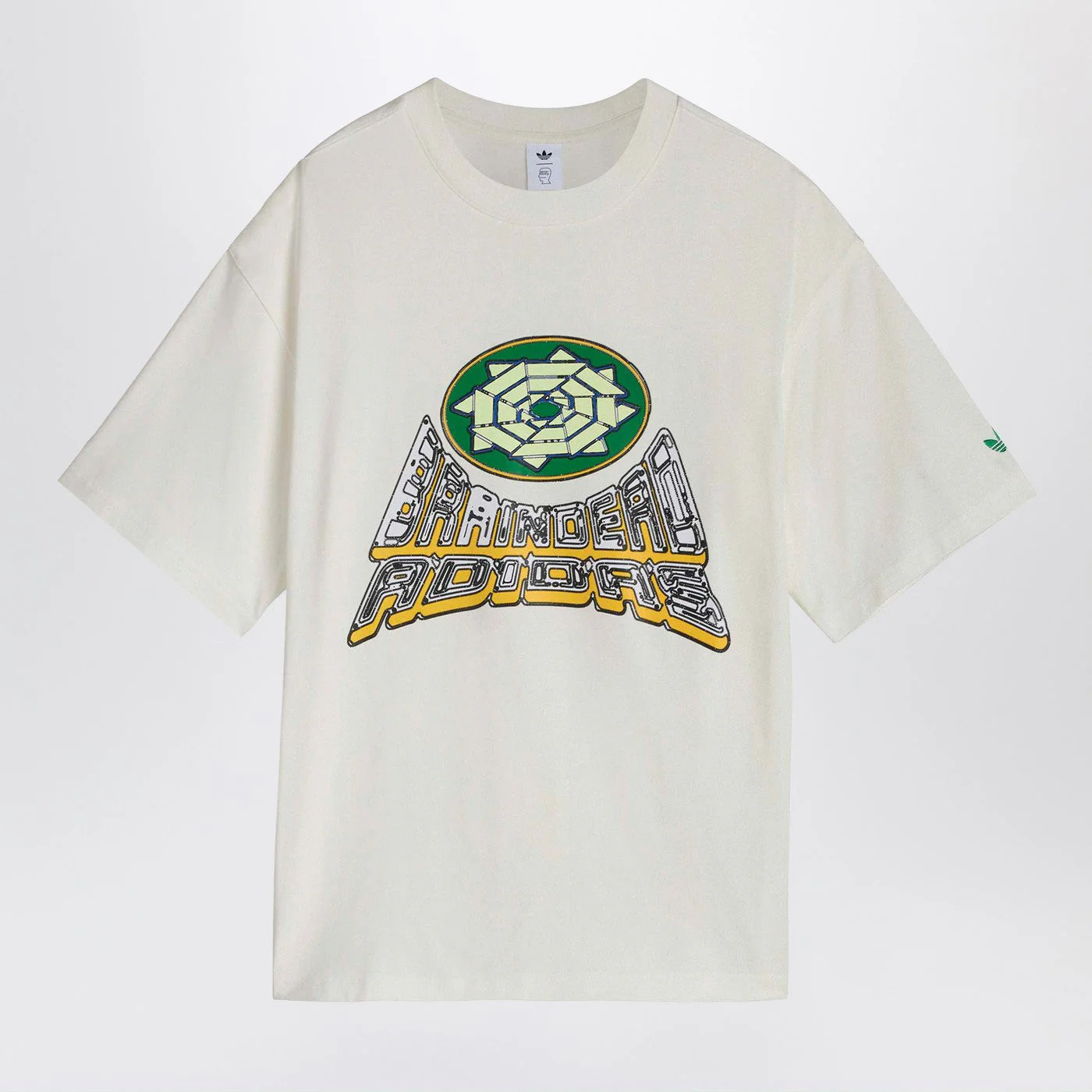 Adidas X Brain Dead Core White T-Shirt With Logo Print Men
