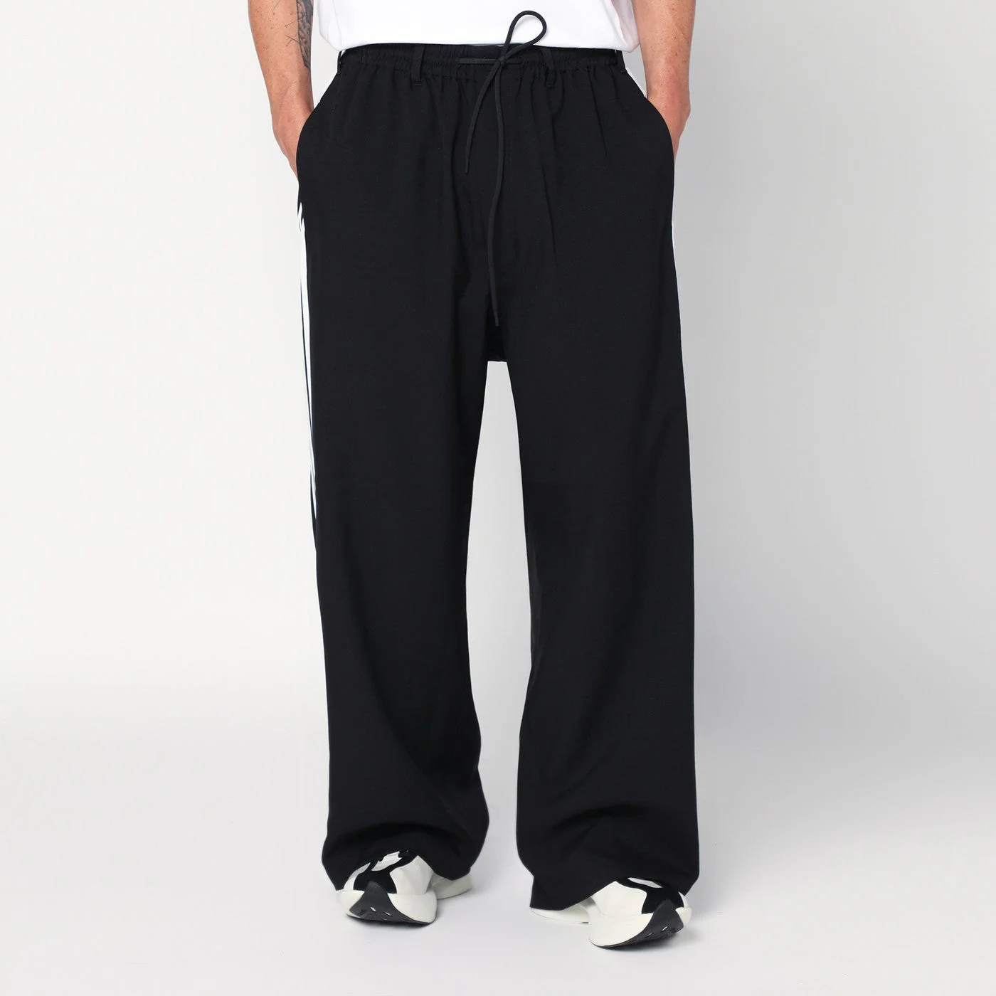 Adidas Y-3 3-Stripes Black Pants Men