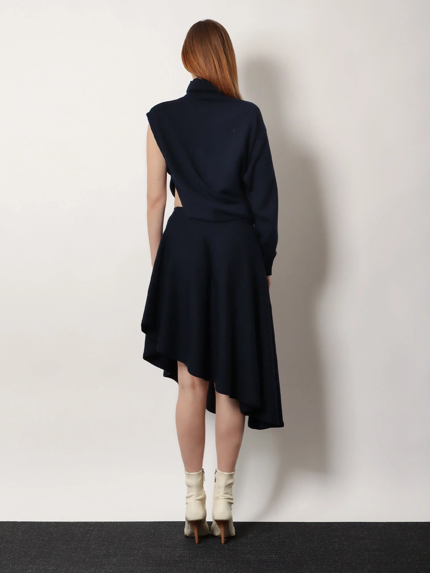 Alaia Women Cut-Out Virgin Wool Dress - Image 3