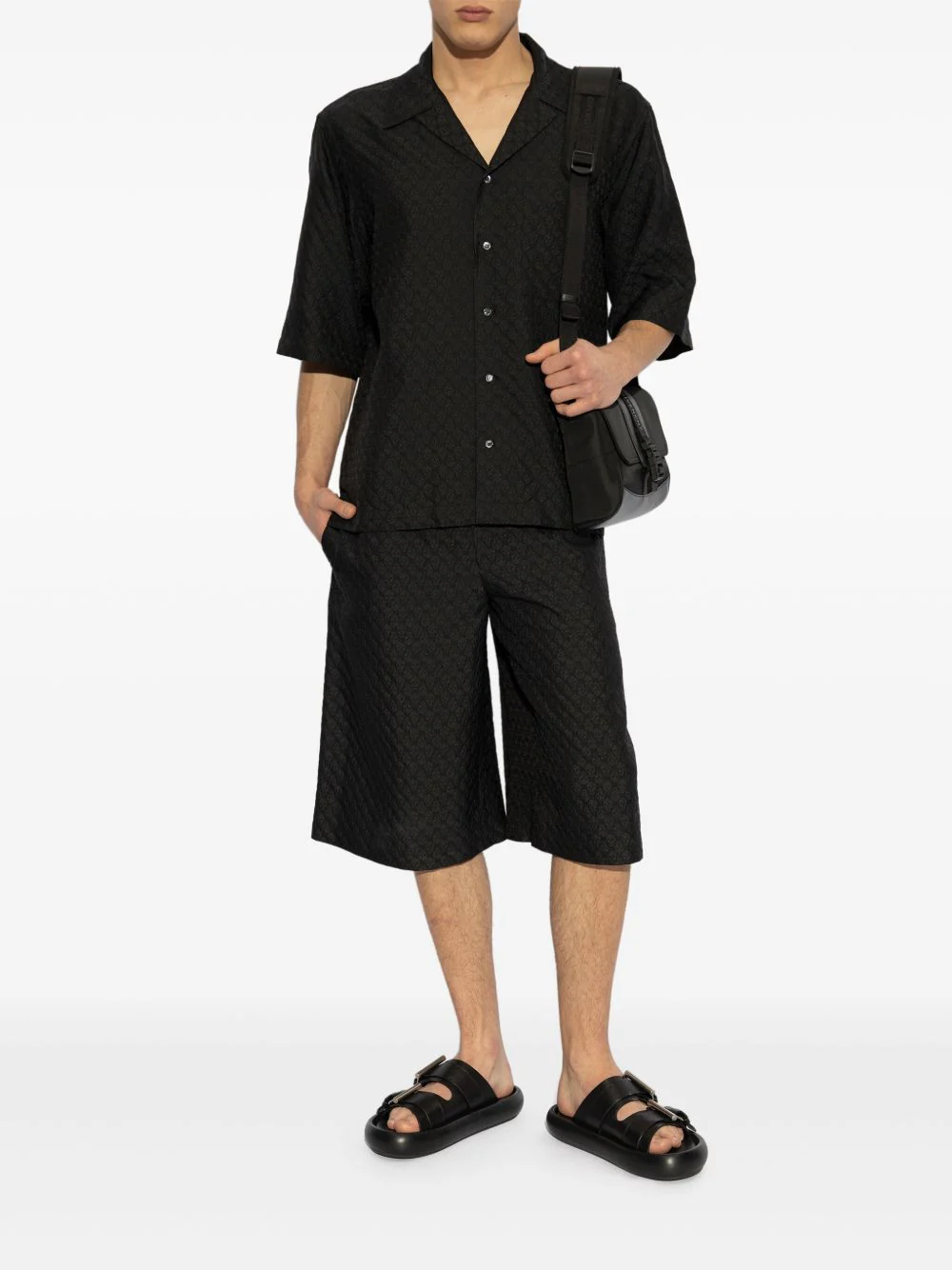 Alexander Mcqueen Men Skull Print Bermuda Shorts - Image 5