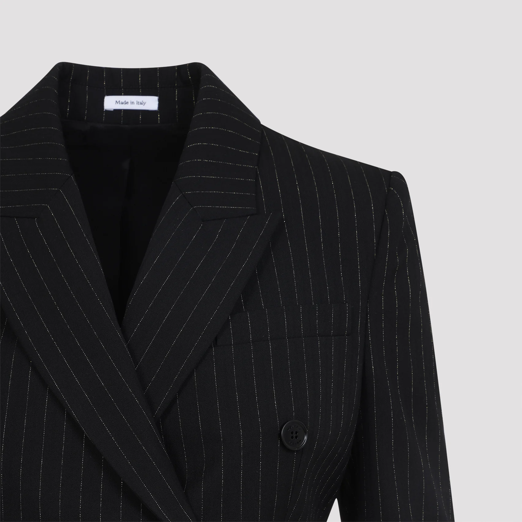 Alexander Mcqueen Pinstripe Lurex Jacket Women - Image 3