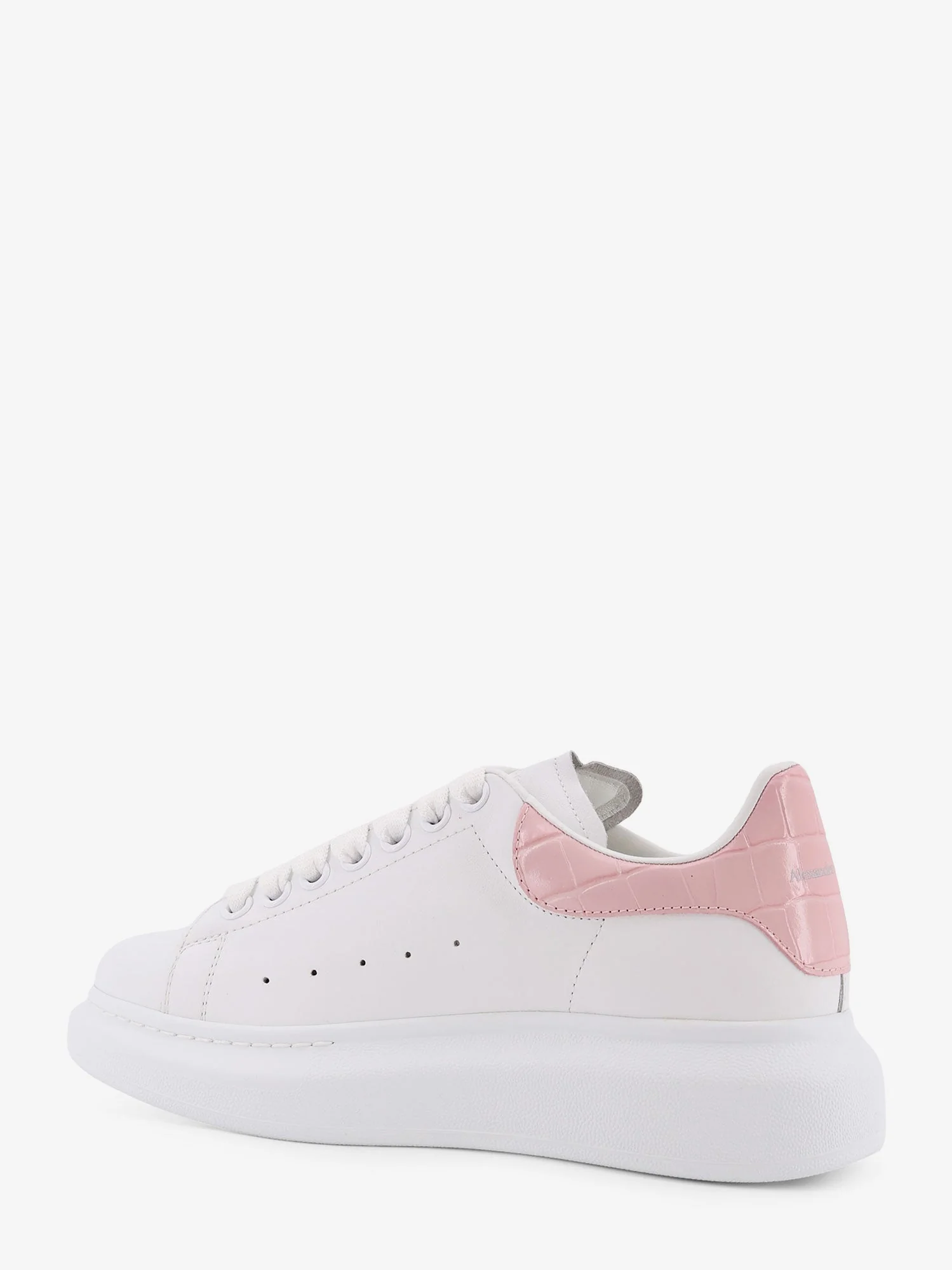 Alexander Mcqueen Women Oversize Leather Sneakers - Image 3