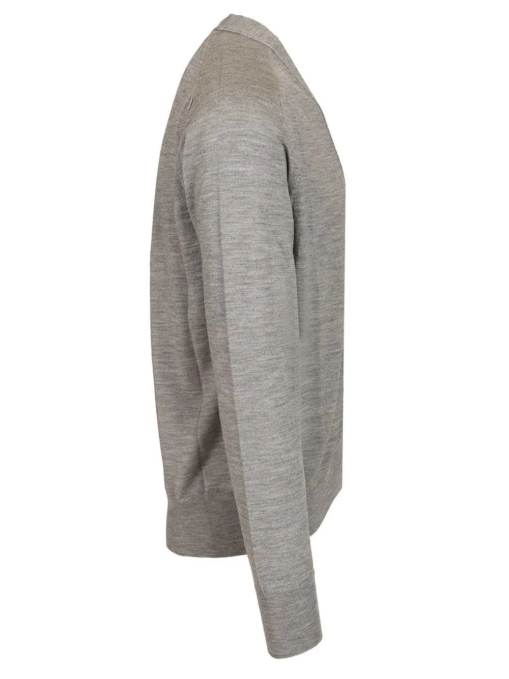 Ami Men Ami Paris V-Neck Wool Cardigan - Image 5