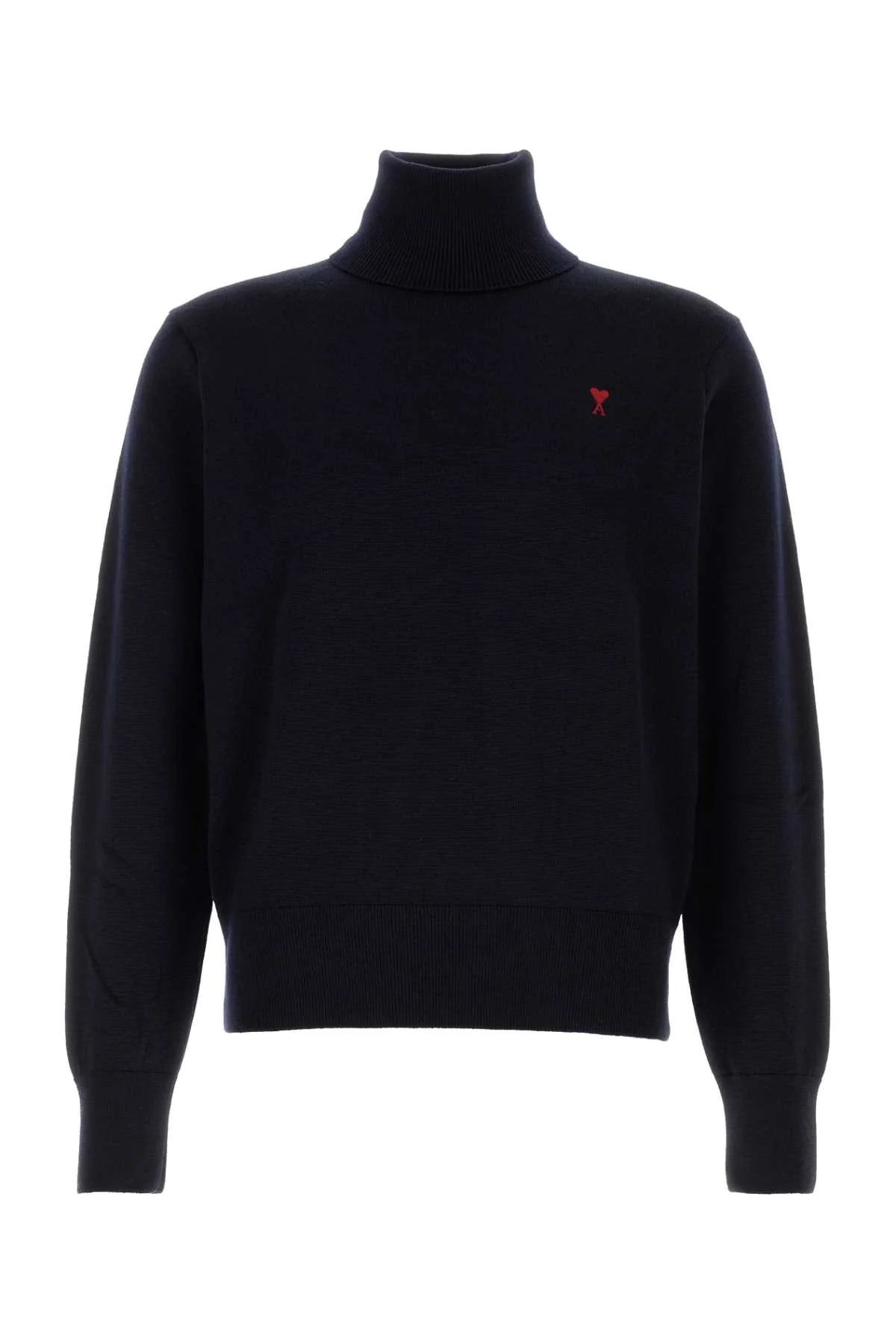 Ami Men Midnight Blue Wool Sweater