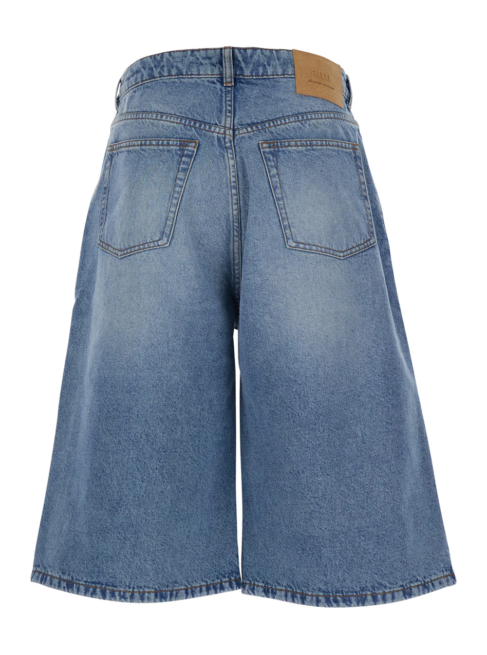 Ami Paris Men Large Fit Bermuda Shorts - Image 2