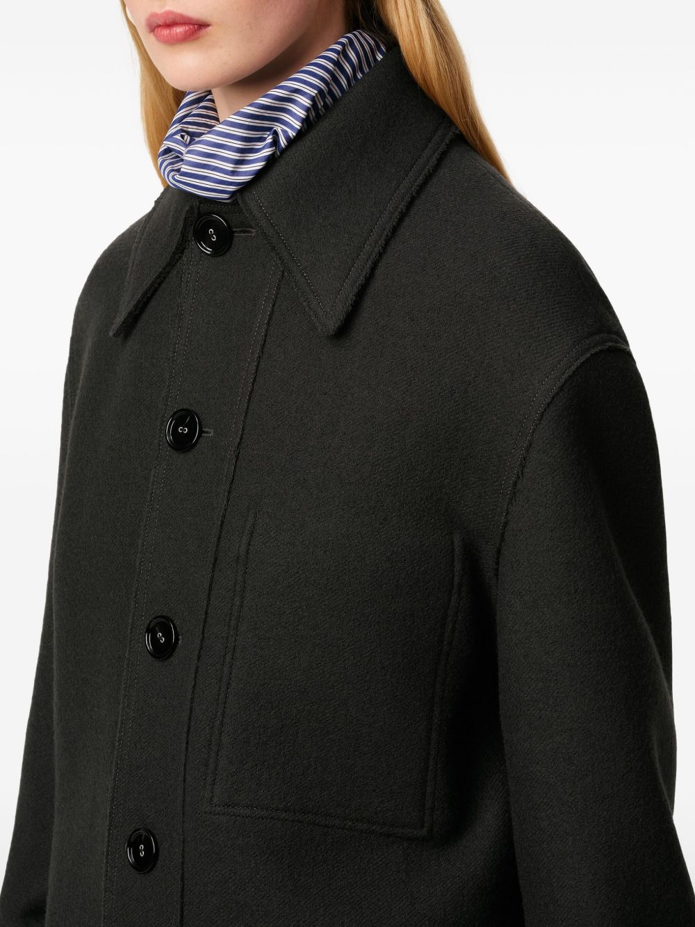 Ami Paris Men Wool Jacket - Image 4