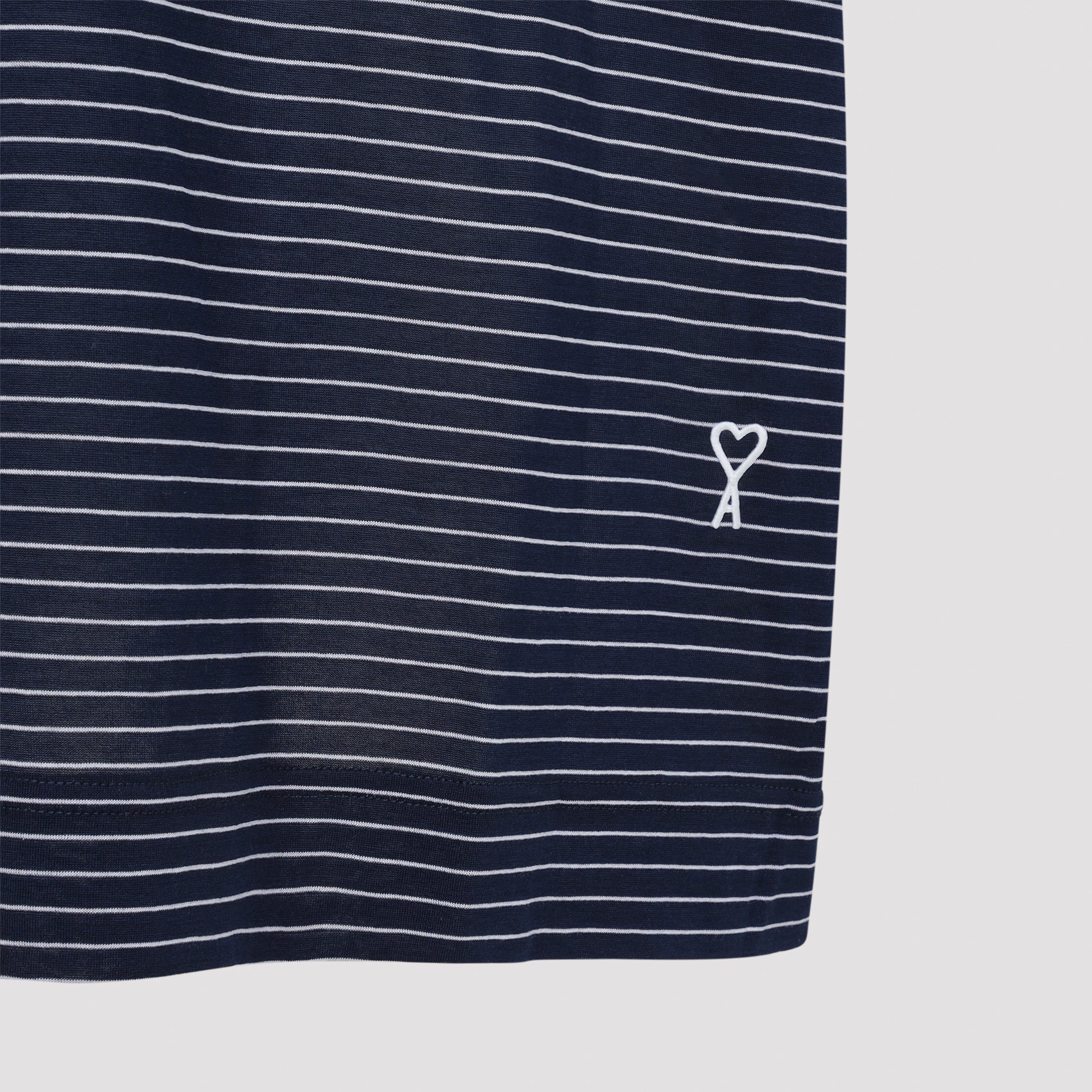 Ami Striped Boxy Fit Polo Men - Image 4