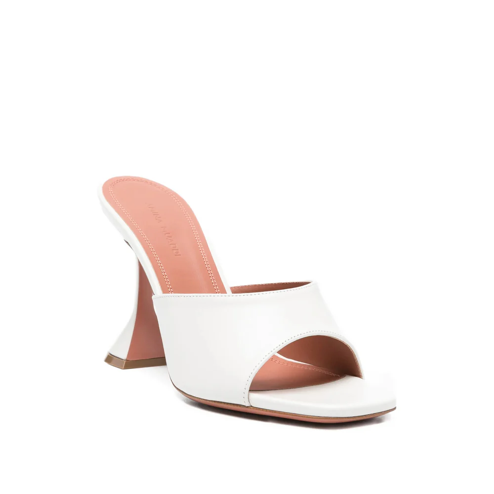 Amina Muaddi White Sandals Women - Image 2