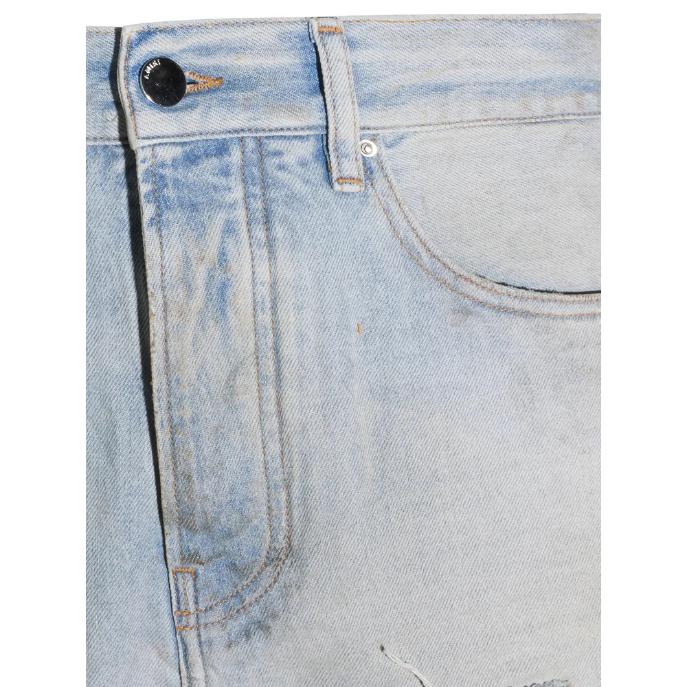 Amiri Blue Denim - Regular & Straight-Leg Jeans Men - Image 3