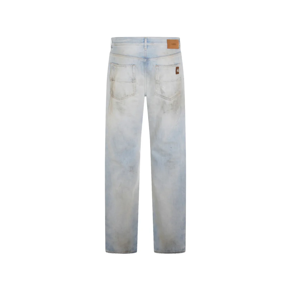 Amiri Blue Denim - Regular & Straight-Leg Jeans Men - Image 4