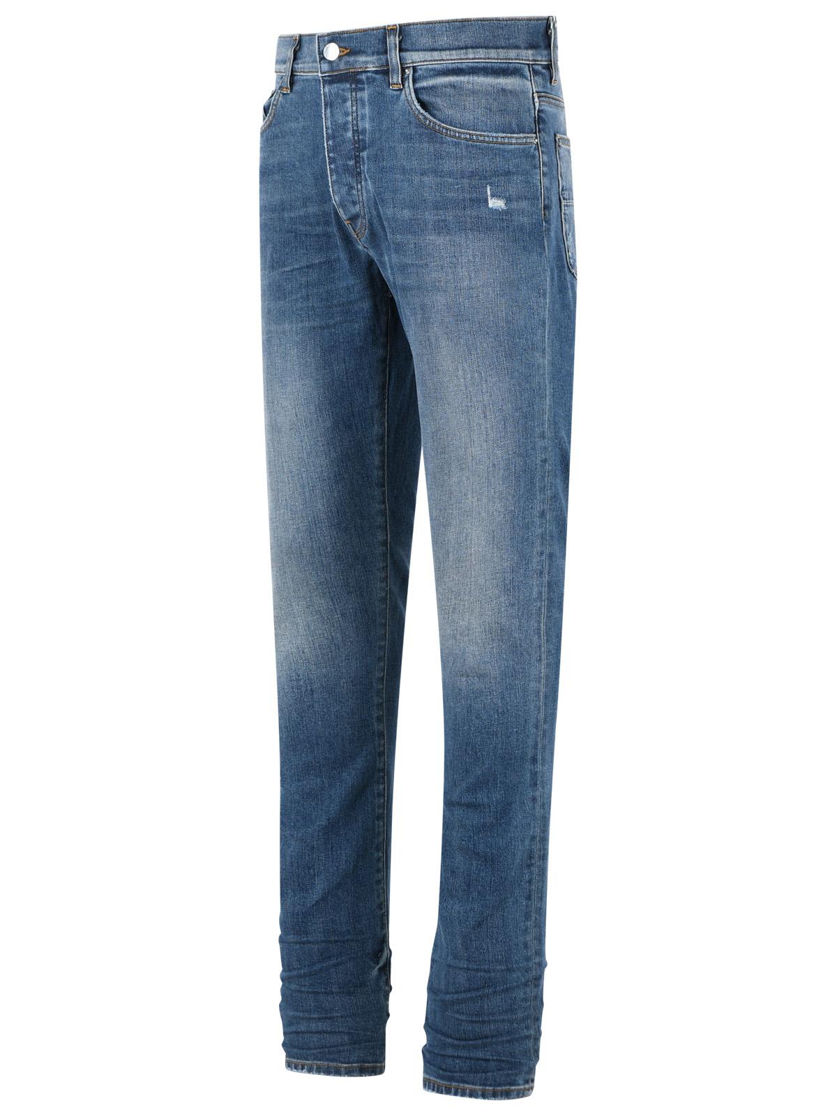Amiri 'Stack' Blue Cotton Jeans Men - Image 2