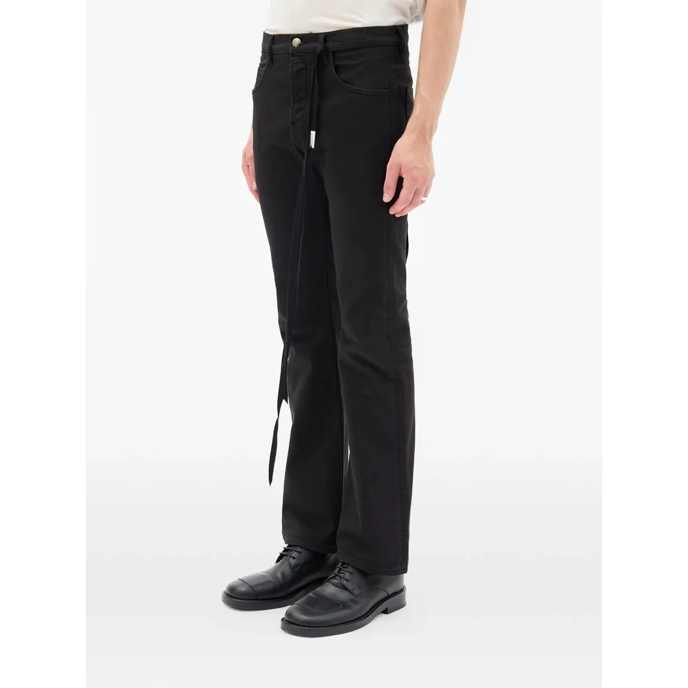 Ann Demeulemeester Black Denim - Bootcut Jeans Men - Image 2