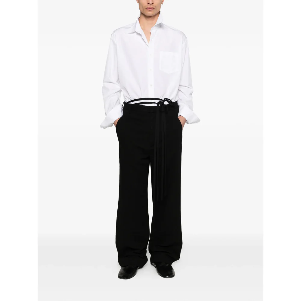 Ann Demeulemeester Black Trousers - Regular & Straight-Leg Trousers Men - Image 2