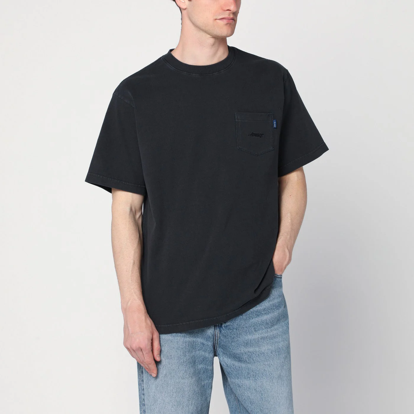 Awake Ny Black Cotton T-Shirt Men