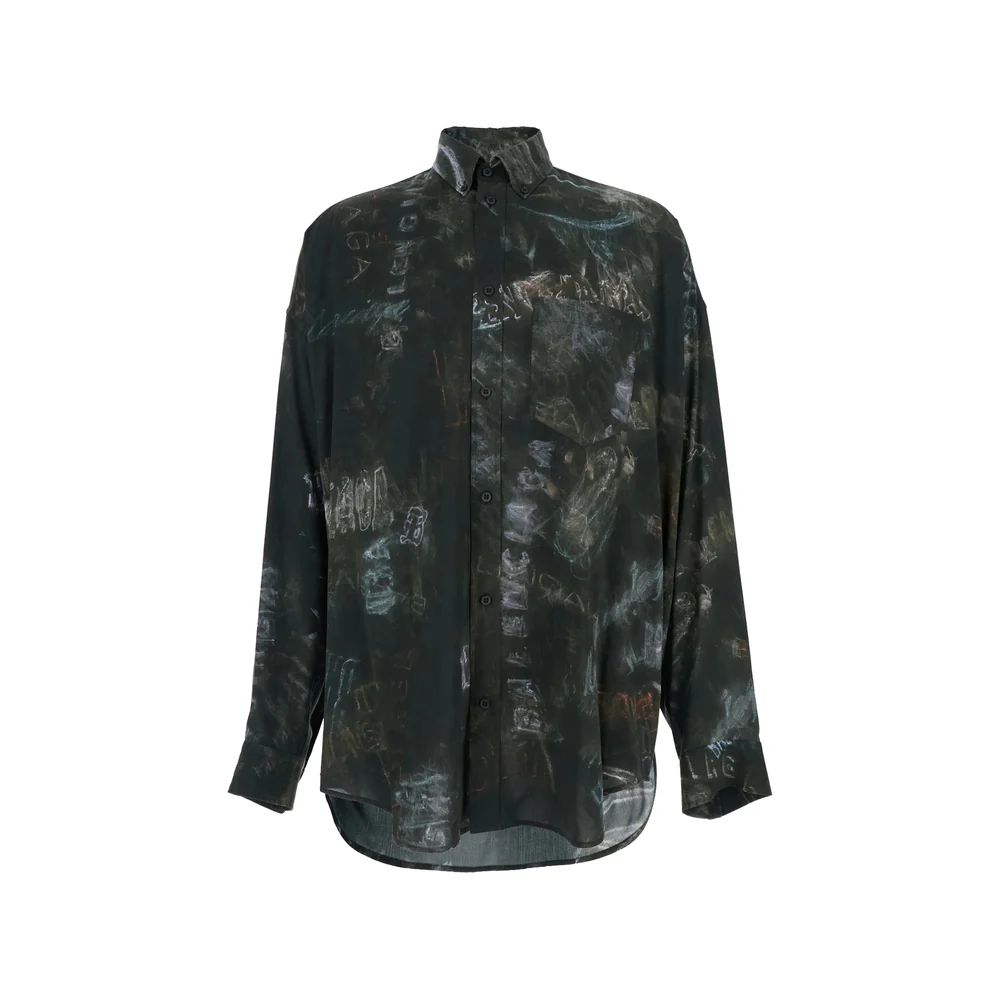 Balenciaga Black Shirts Men