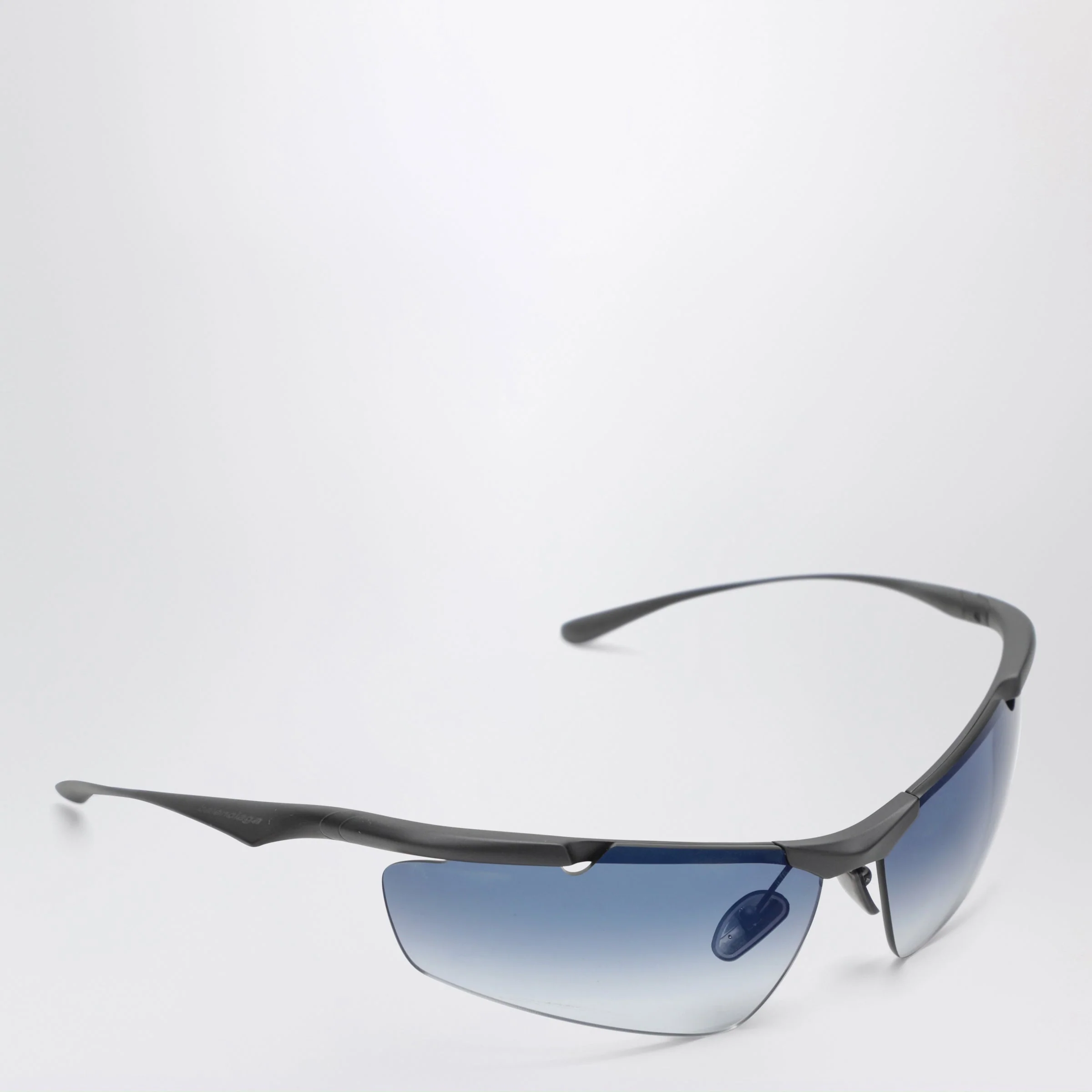 Balenciaga Cat-Eye Boomerang Mirror Blue Sunglasses Women - Image 2