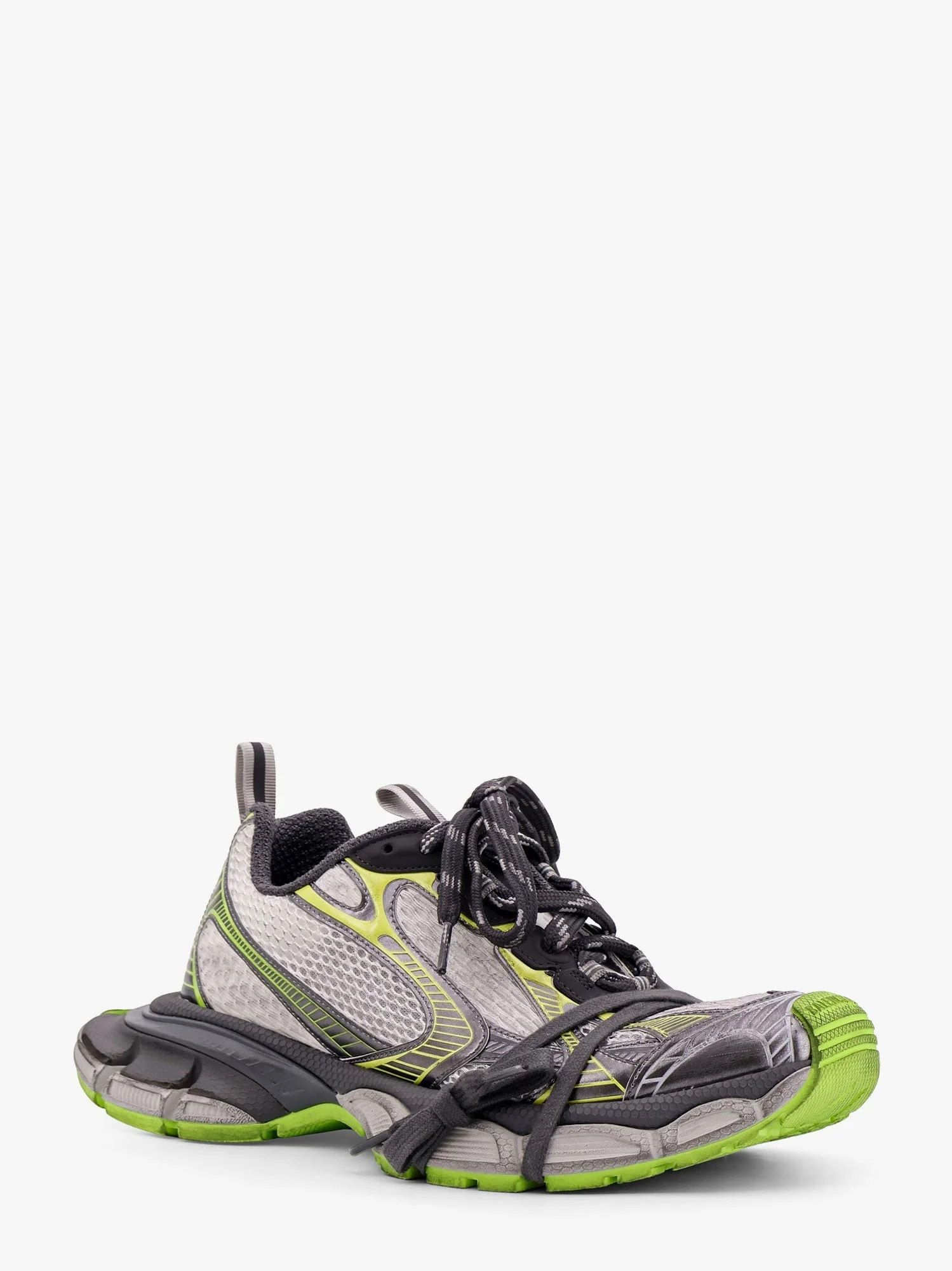 Balenciaga Men 3Xl Mesh And Polyurethane Sneakers - Image 3