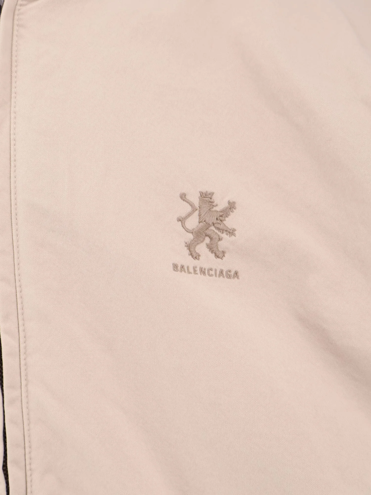 Balenciaga Men Cotton Blend Jacket With Embroidered Logo On The Front - Image 5