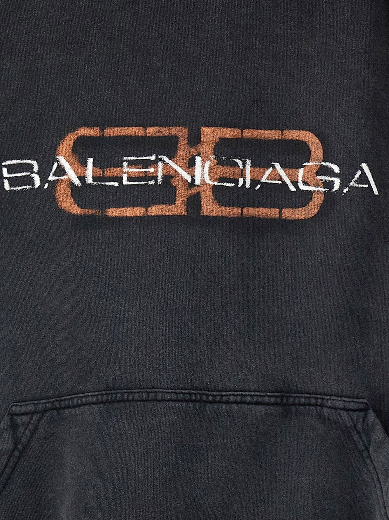 Balenciaga Men Cotton Hooded Sweatshirt - Image 3