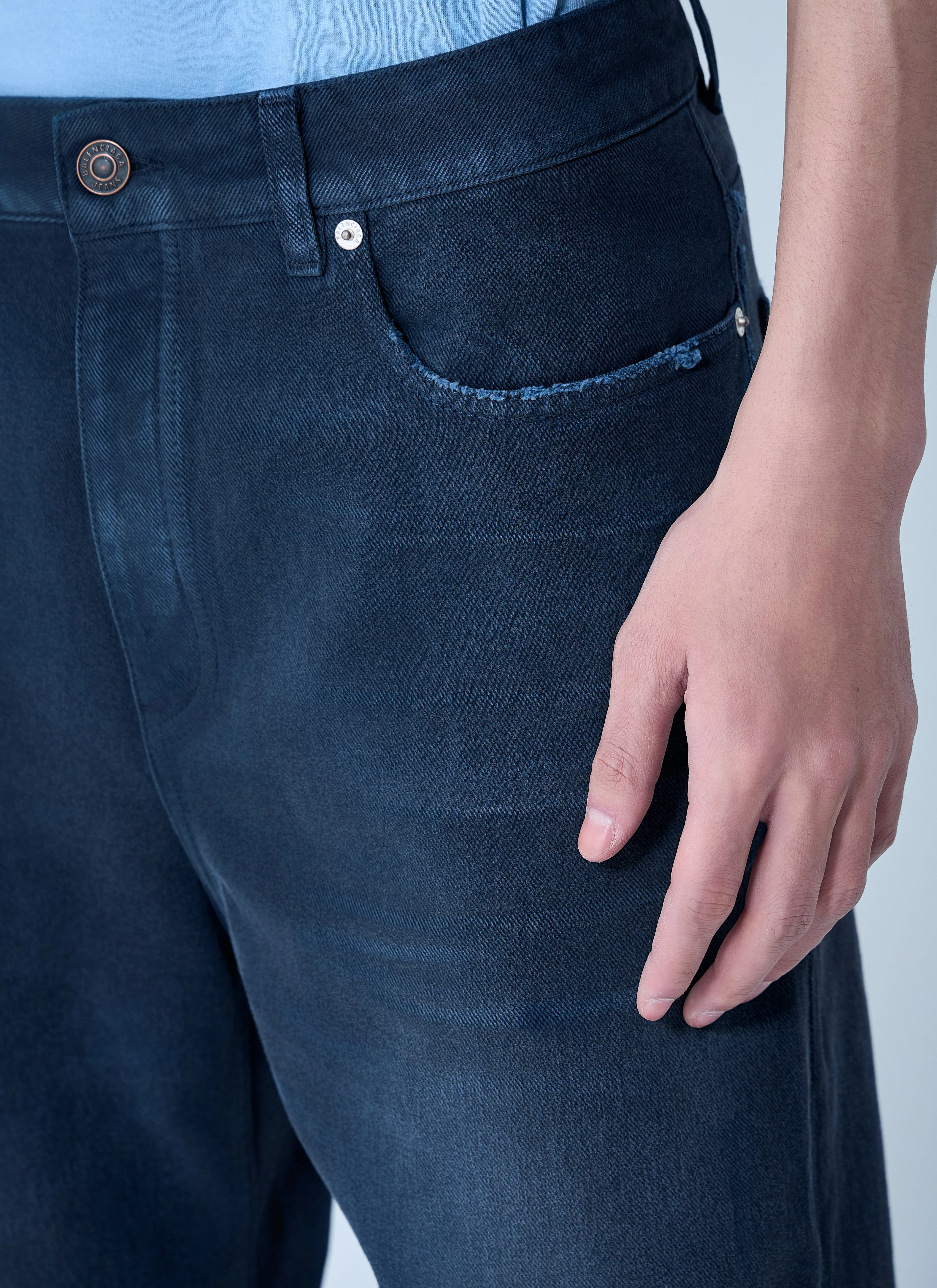 Balenciaga Men Curved Knee Pants - Image 5