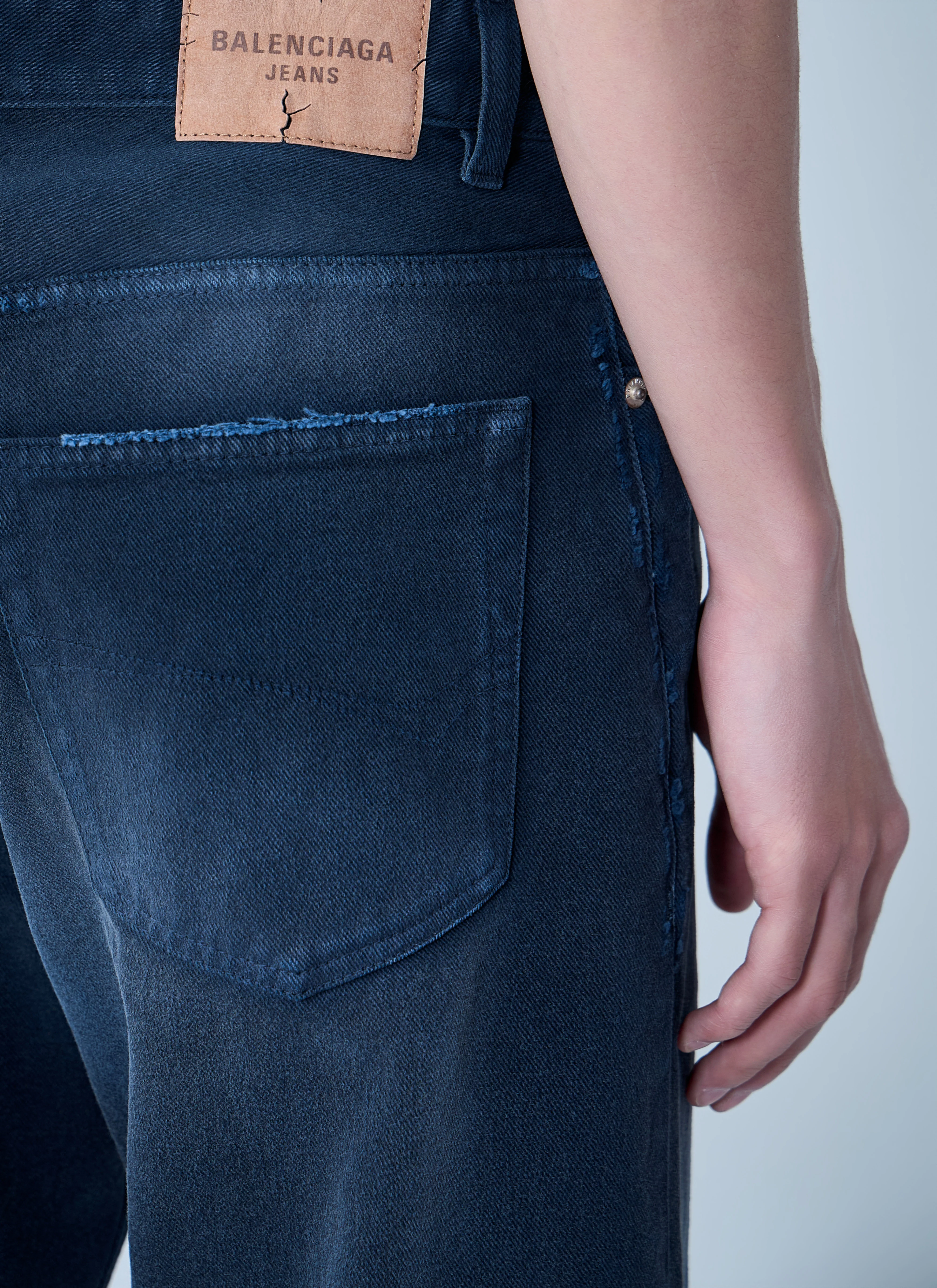 Balenciaga Men Curved Knee Pants - Image 6