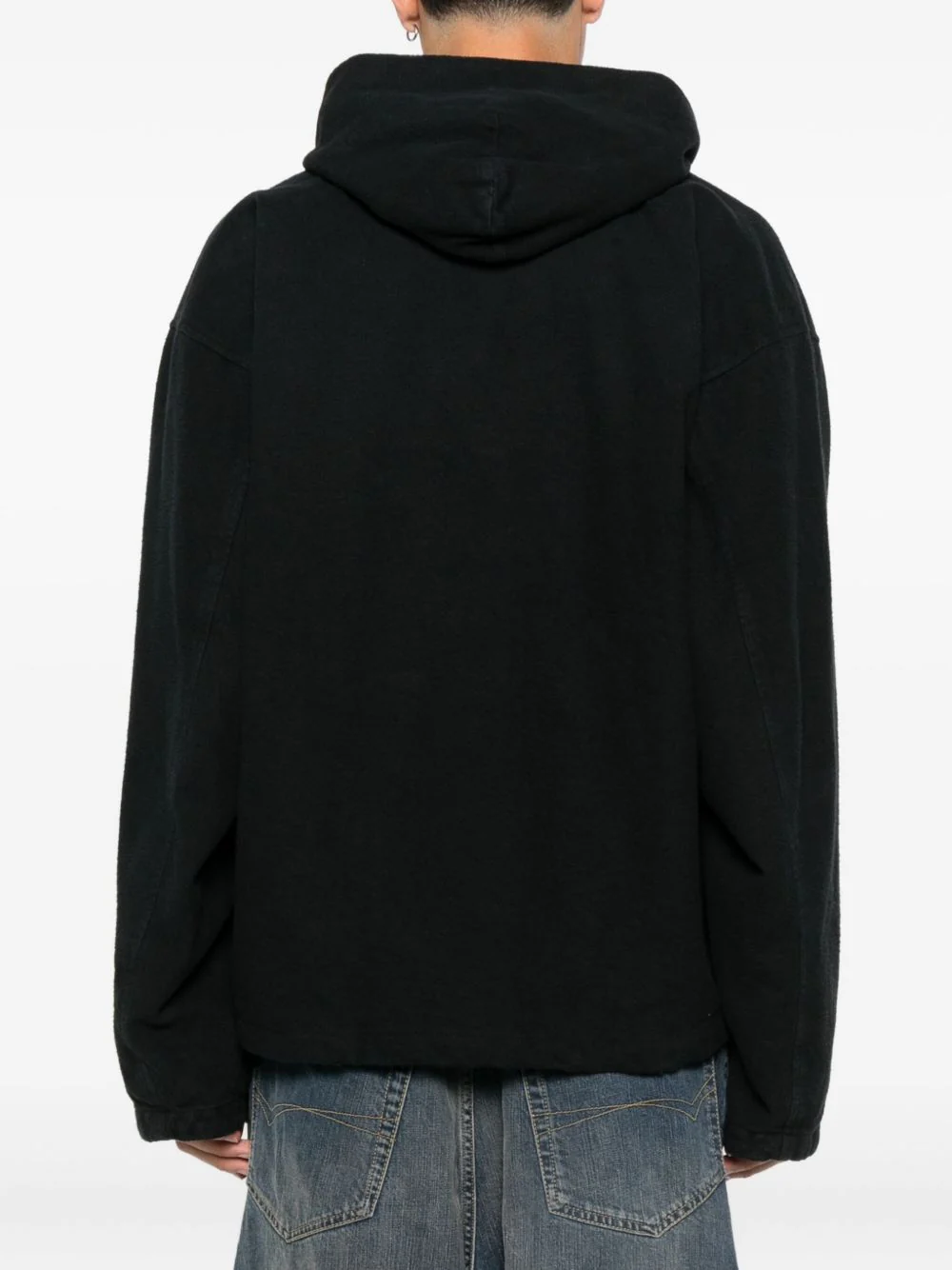Balenciaga Men Flanned Hooded Jacket - Image 5