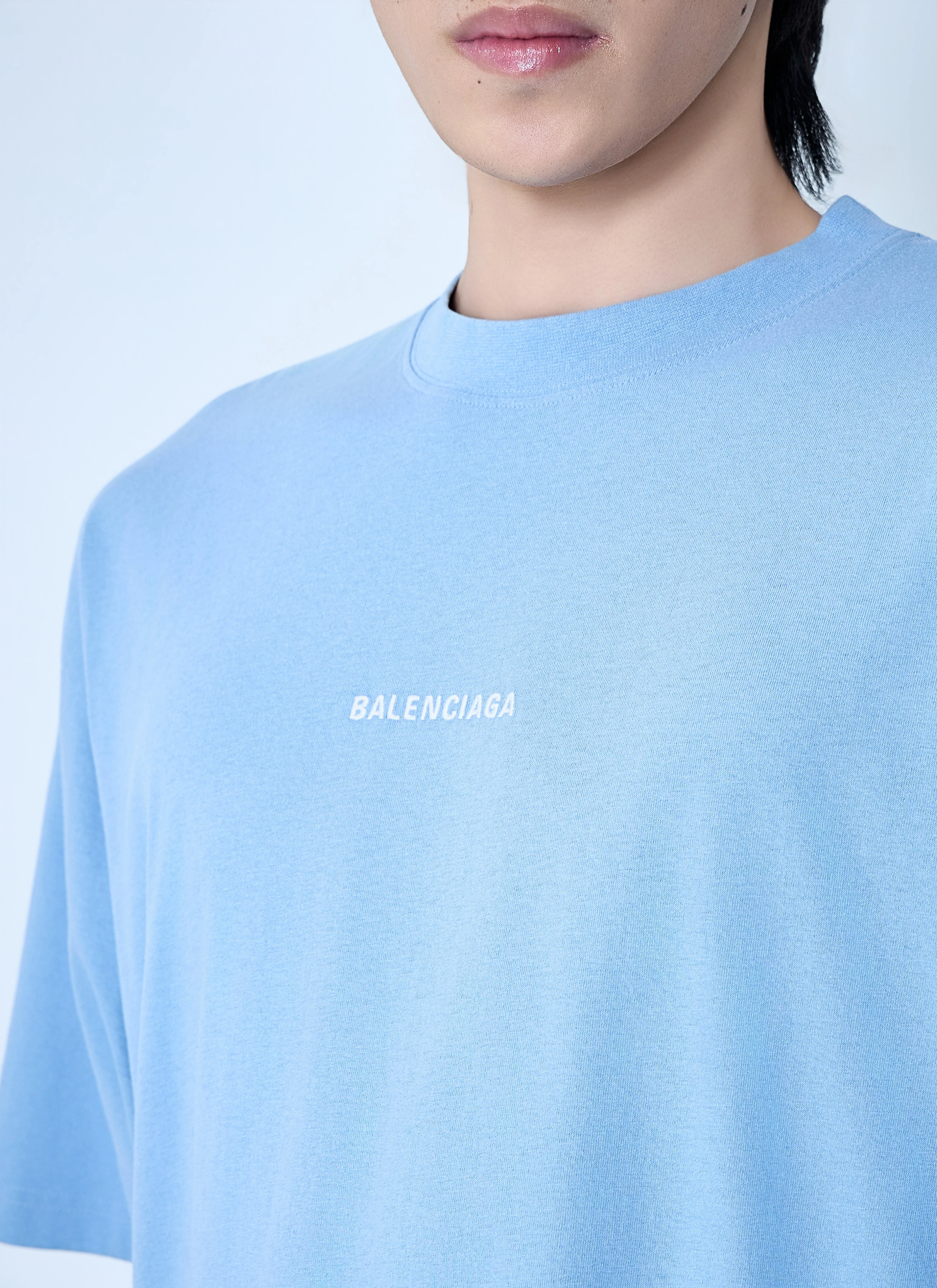 Balenciaga Men Medium Fit T-Shirt - Image 5