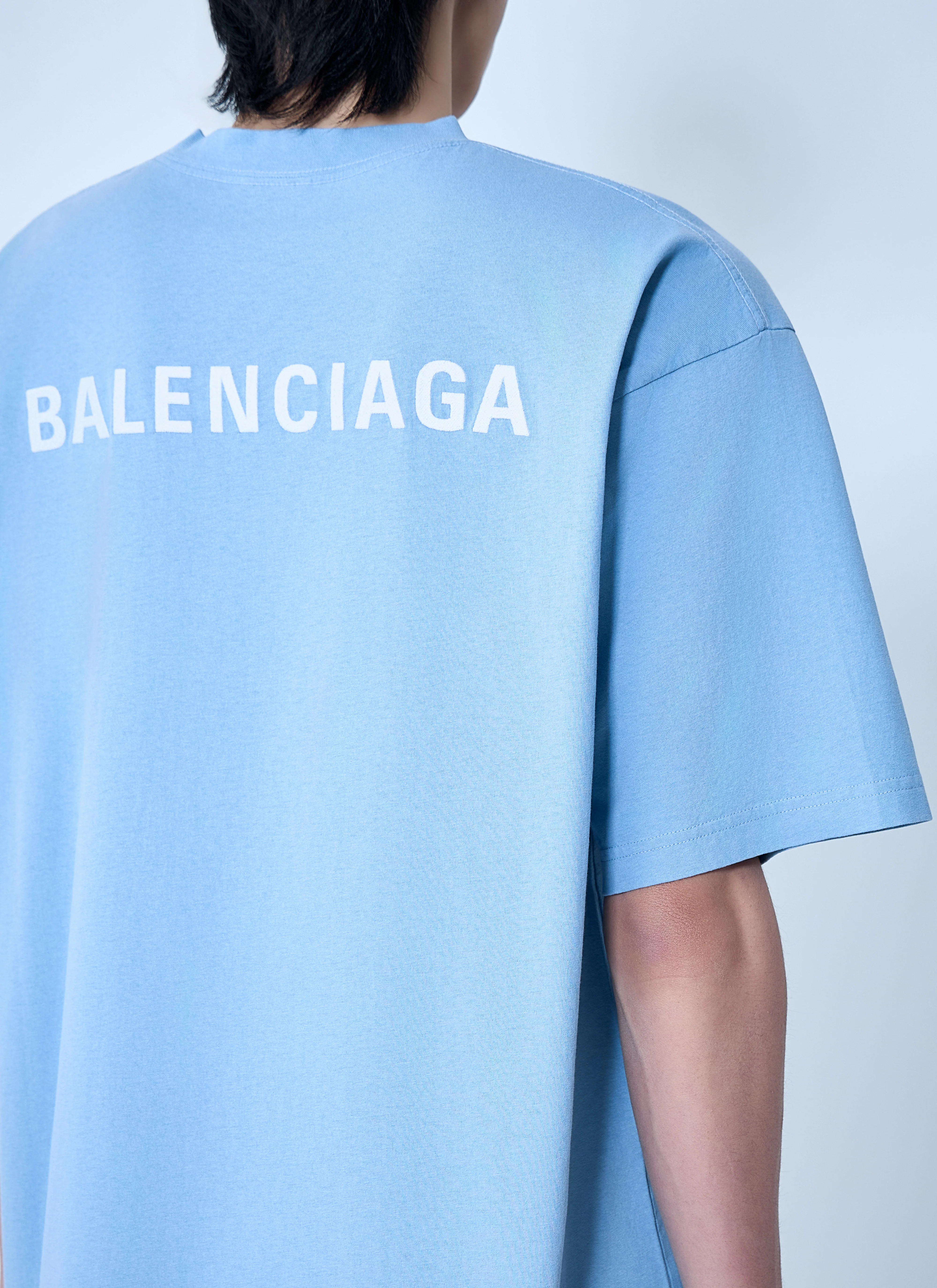 Balenciaga Men Medium Fit T-Shirt - Image 6