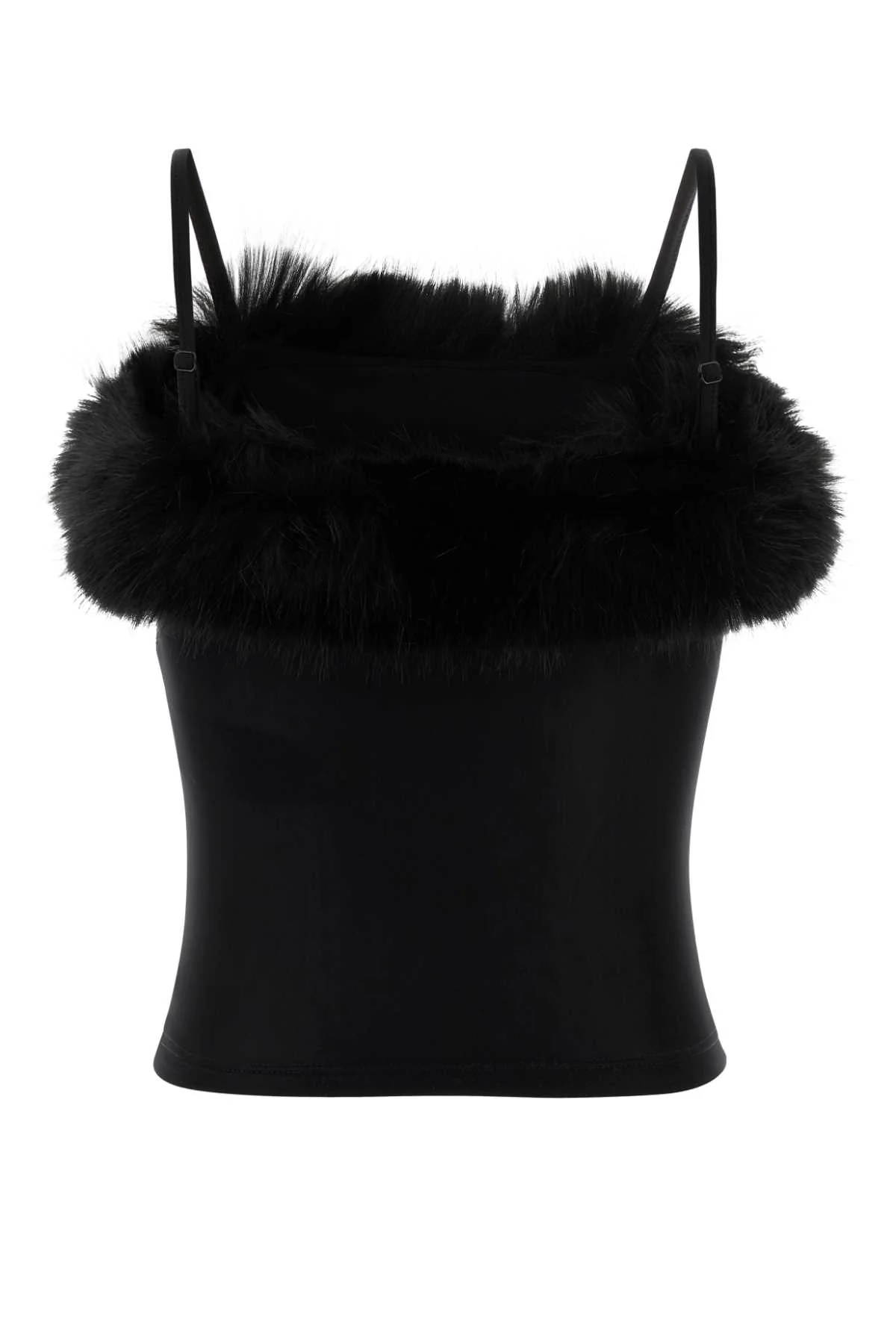 Balenciaga Women Black Stretch Nylon Top - Image 2