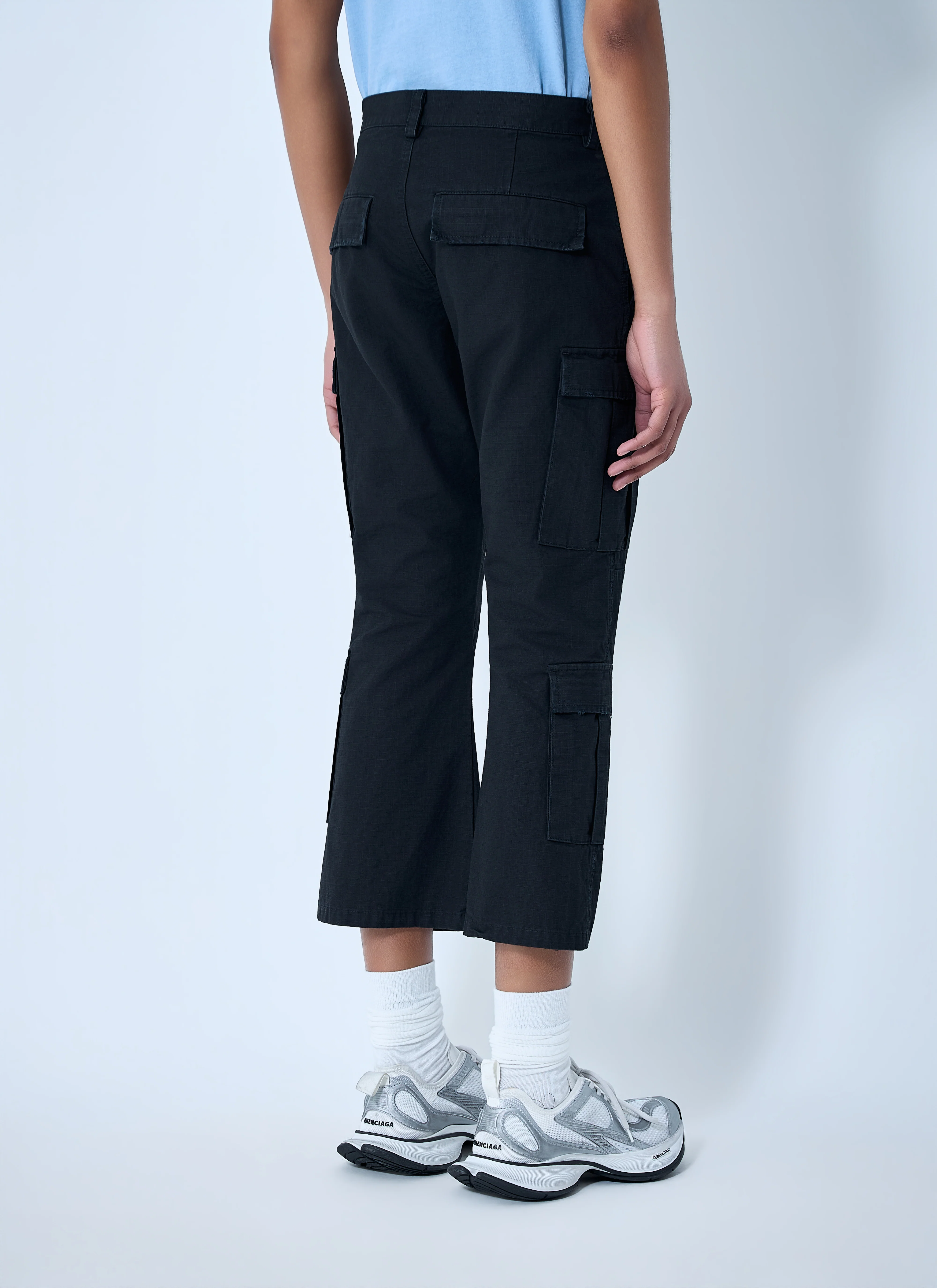 Balenciaga Women Capri Cargo Pants - Image 4