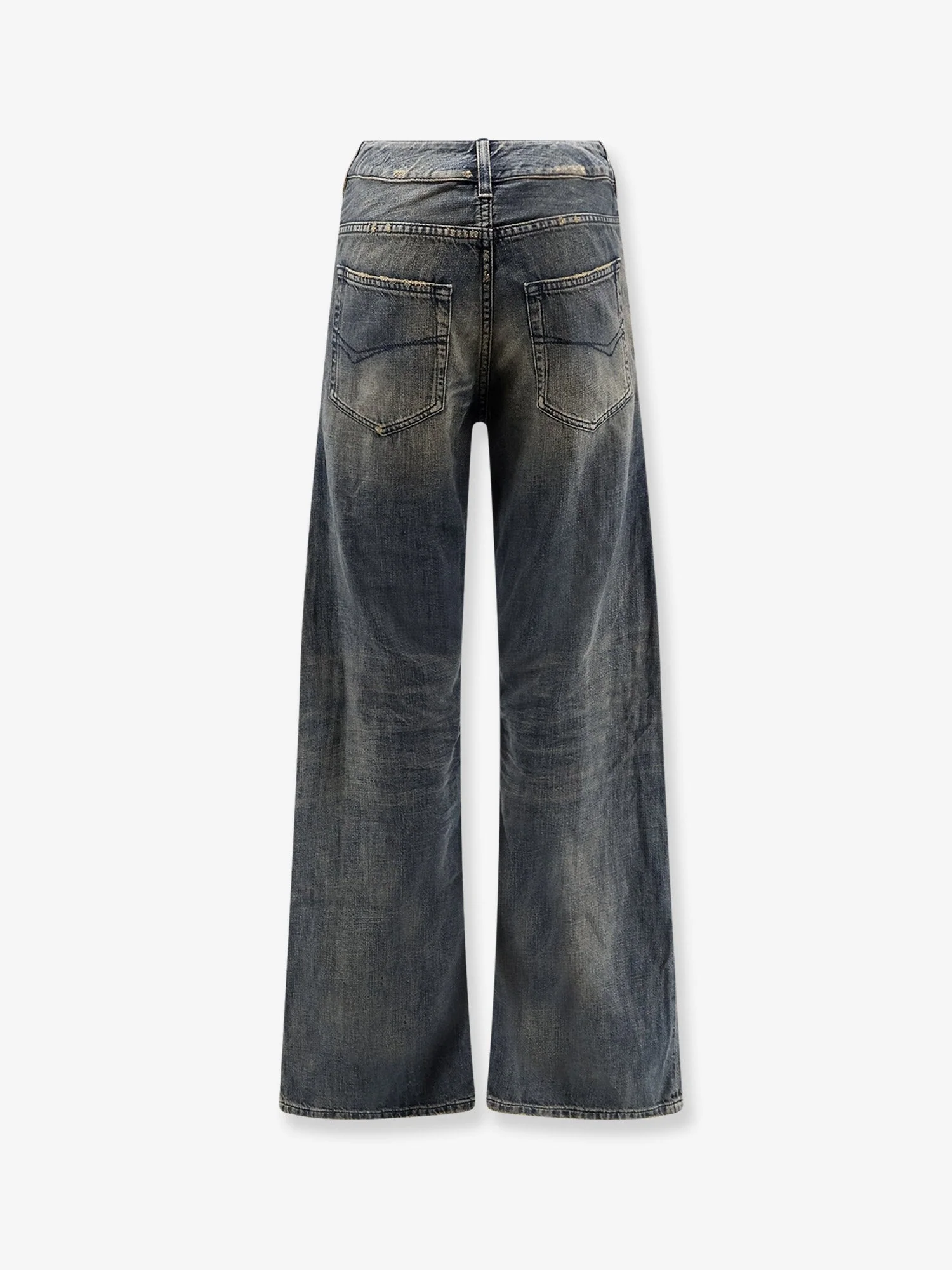 Balenciaga Women Curved Waist Pants Jeans - Image 4