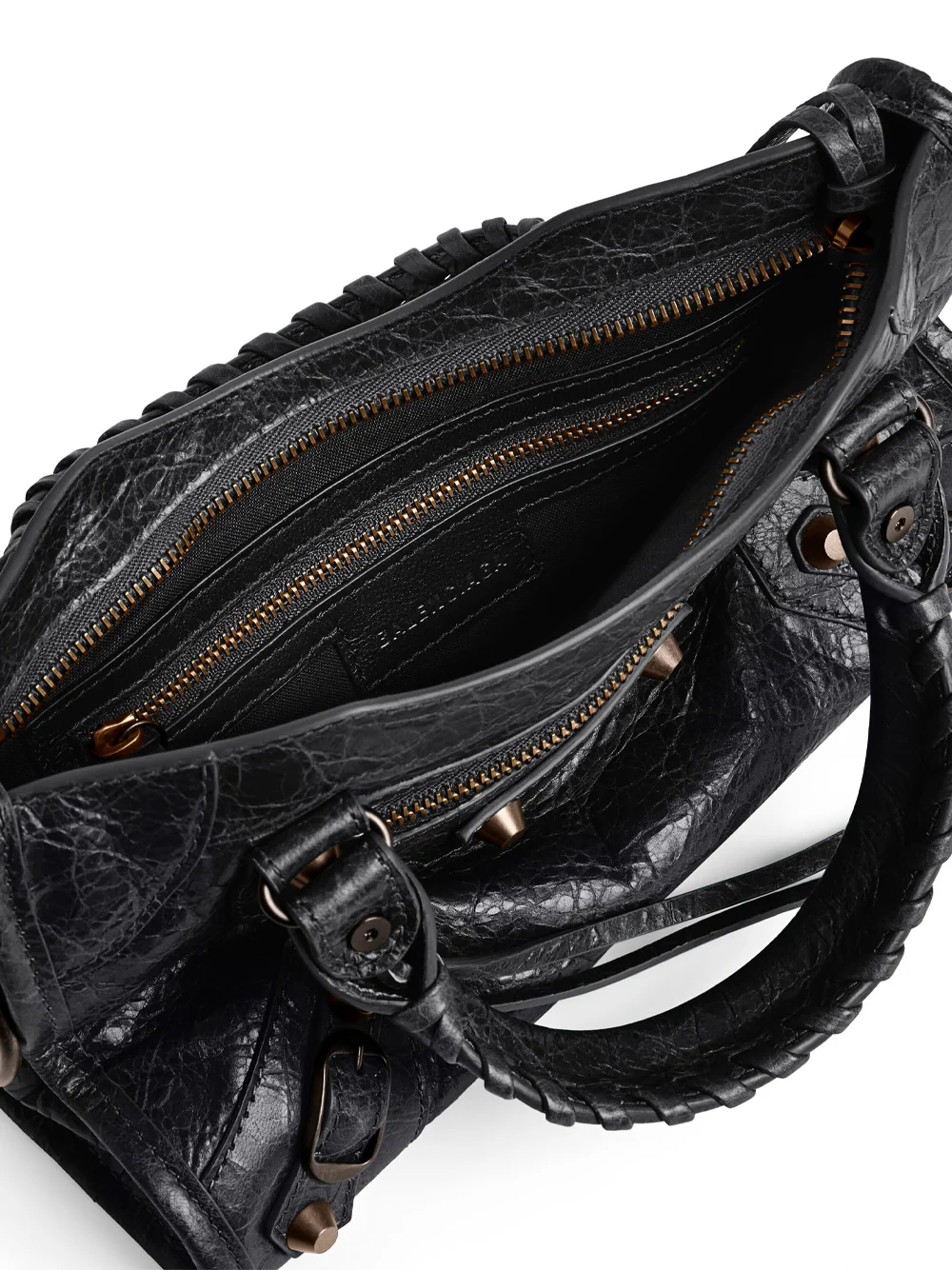 Balenciaga Women Le City Mini Arena Leather Bag - Image 7