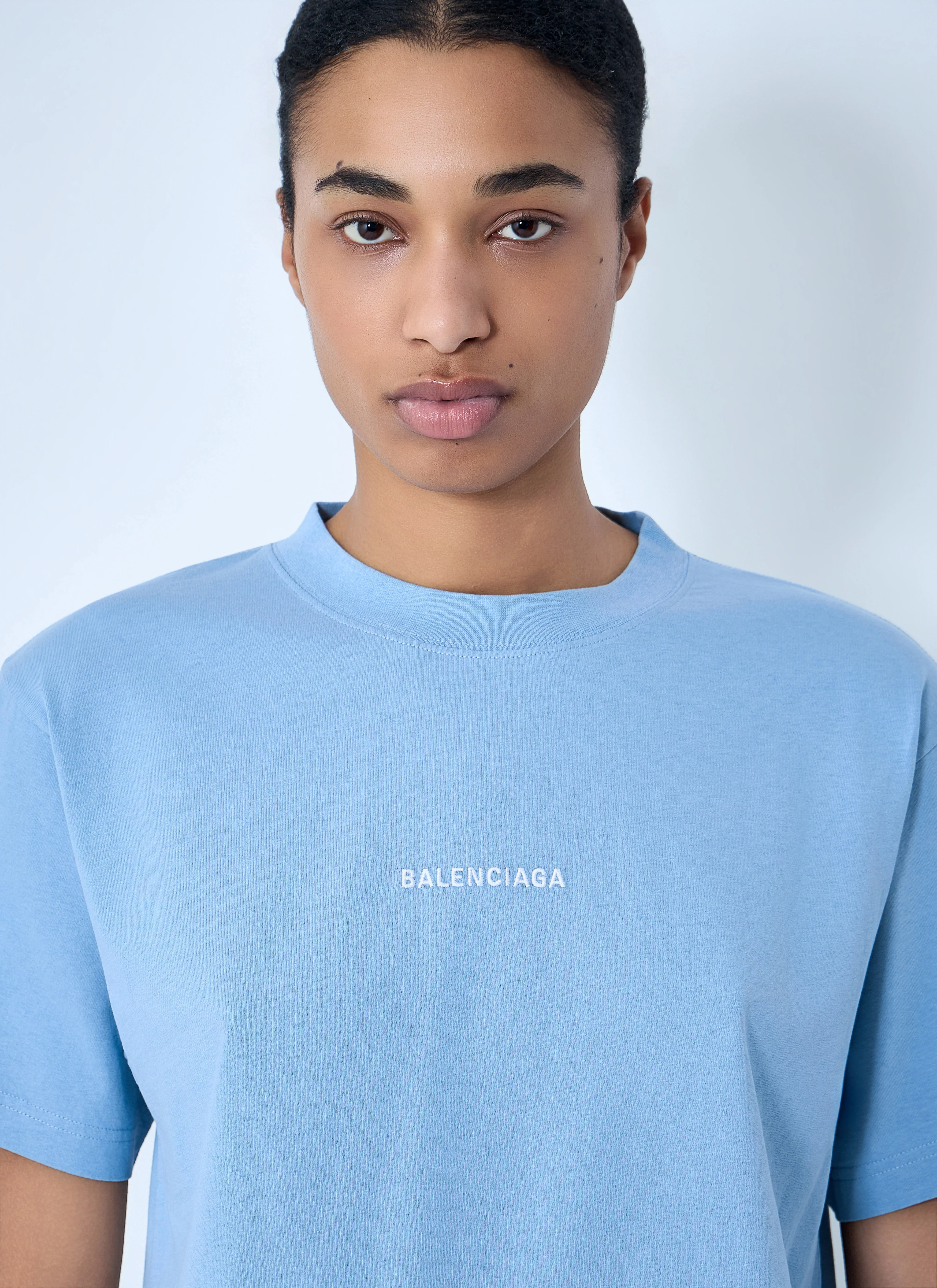 Balenciaga Women Medium Fit T-Shirt - Image 5
