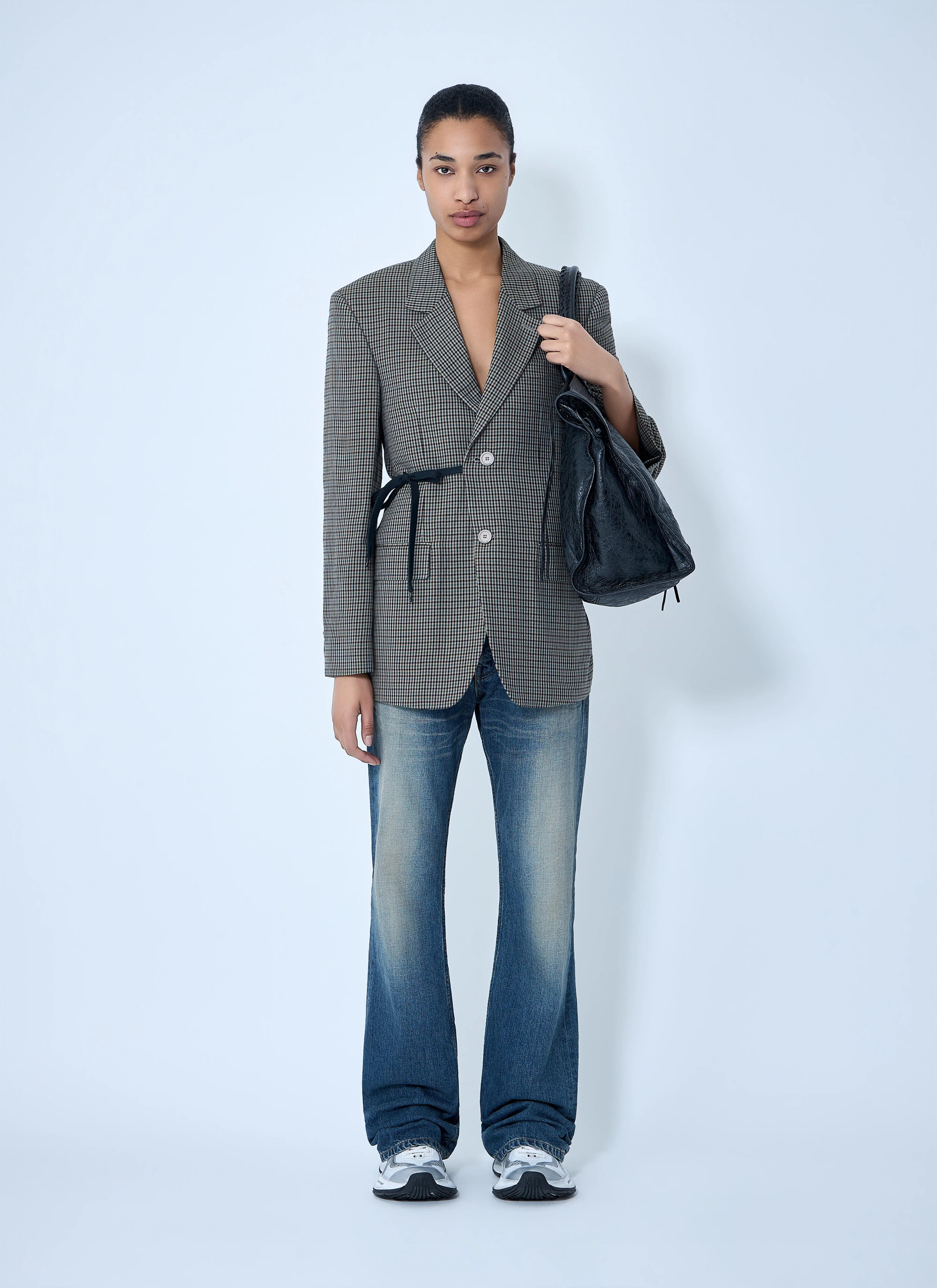 Balenciaga Women Wrap Tailored Blazer - Image 2